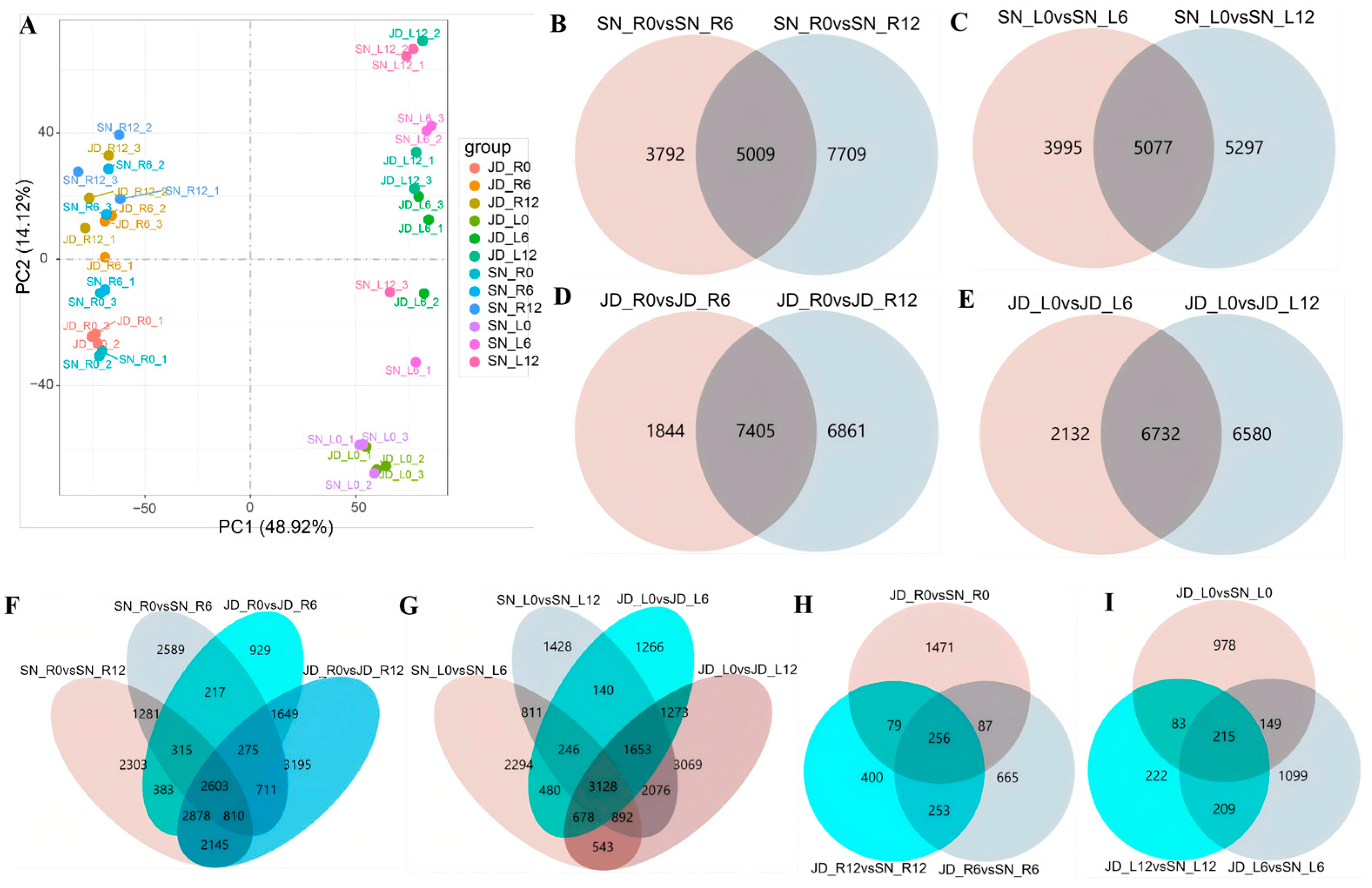 Comparative Transcriptome Analysis Revealed Key Regulatory Genes Under ...