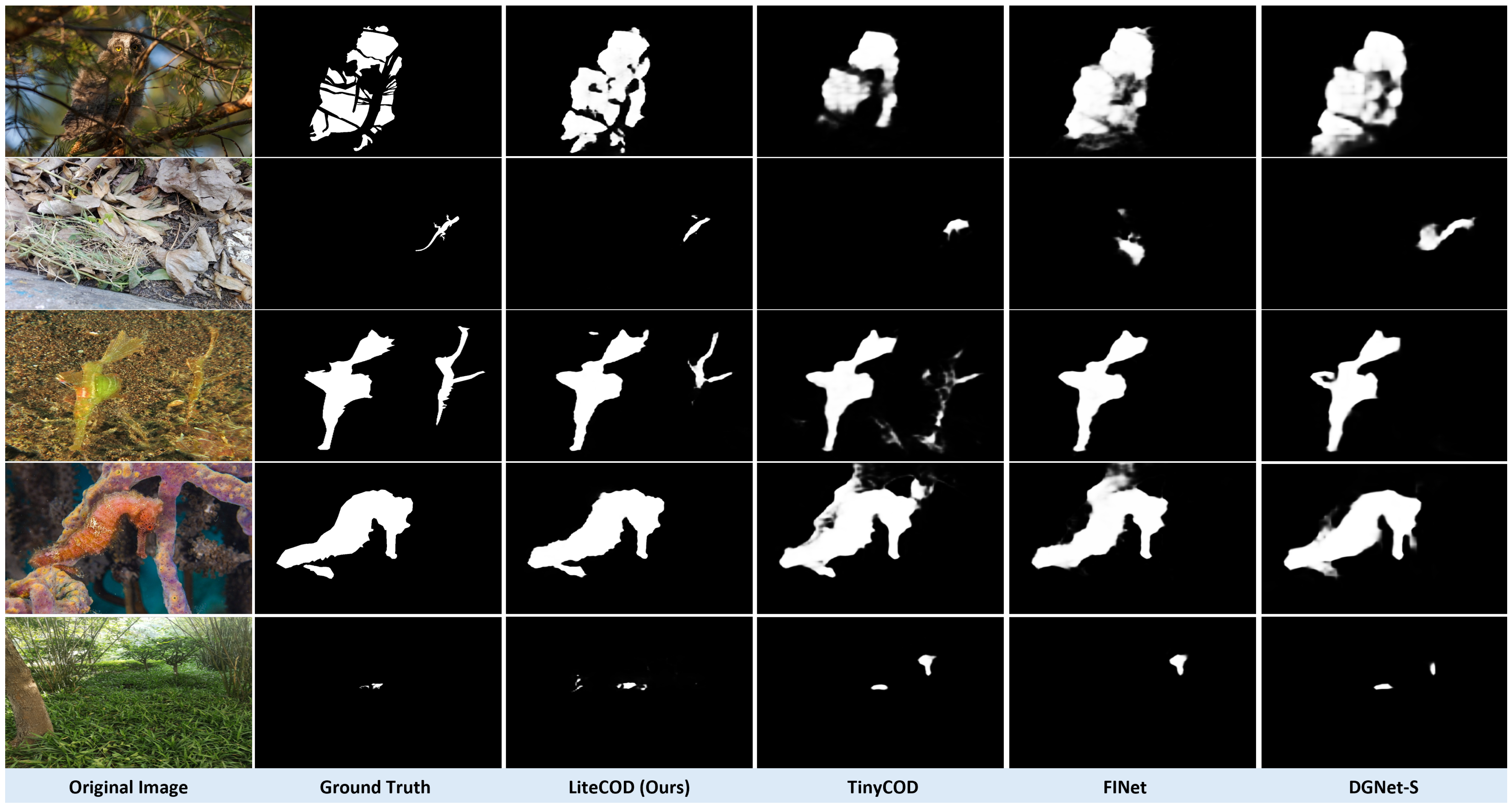 LiteCOD: Lightweight Camouflaged Object Detection via Holistic ...