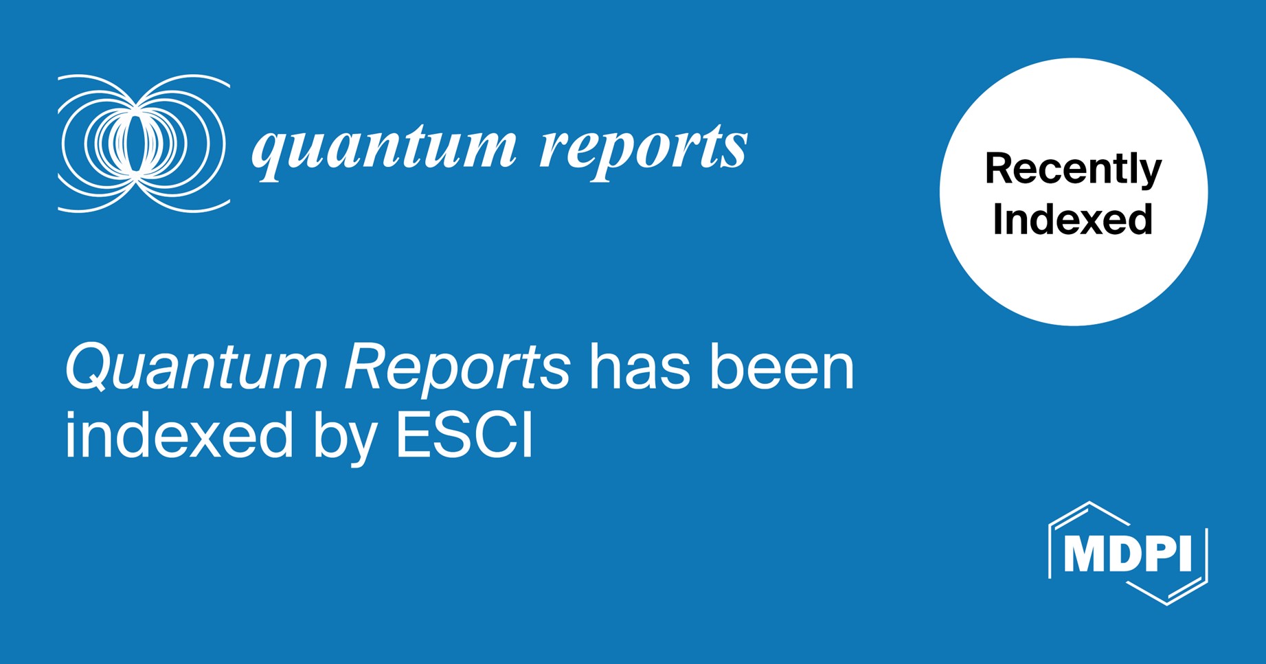 Quantum Reports Accepted into Emerging Sources Citation Index in Web of Science