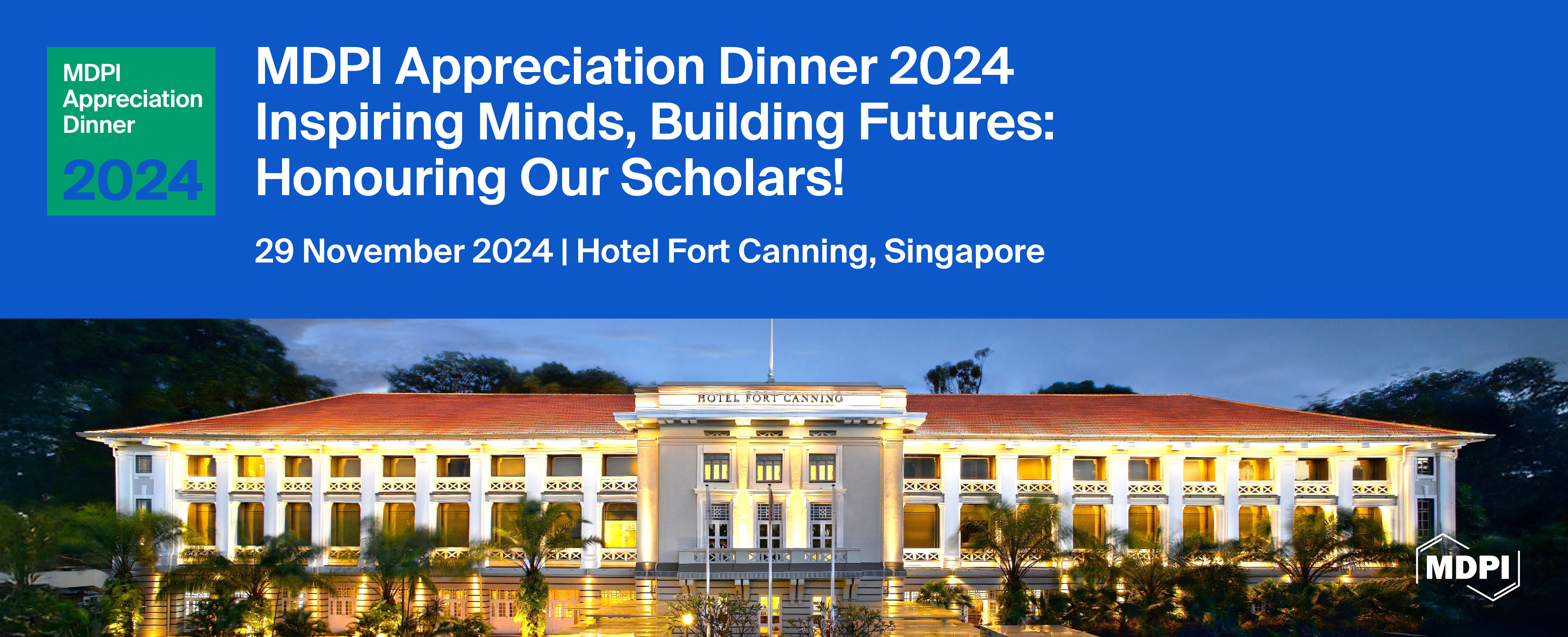 MDPI Singapore | Appreciation Dinner 2024 Inspiring Minds, Building Futures: Honoring Our Scholars