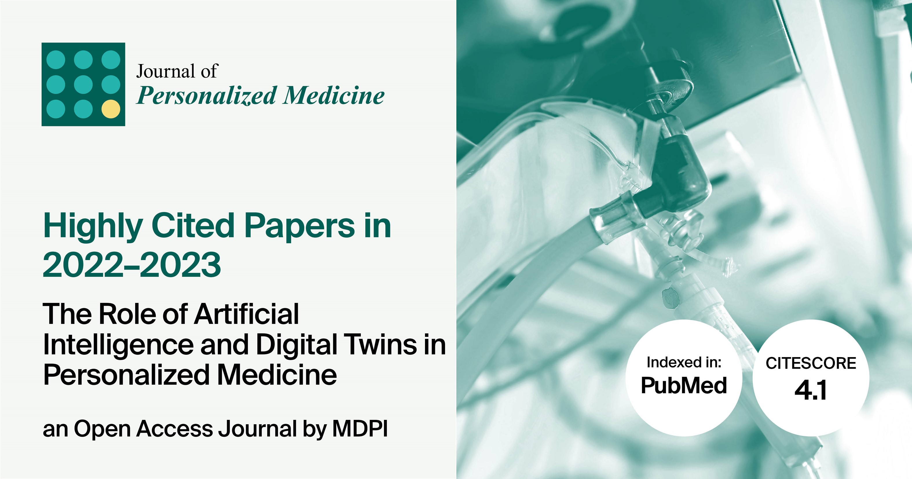 Journal of Personalized Medicine | Highly Cited Papers on the Role of Artificial Intelligence and Digital Twins in Personalized Medicine in 2022–2023