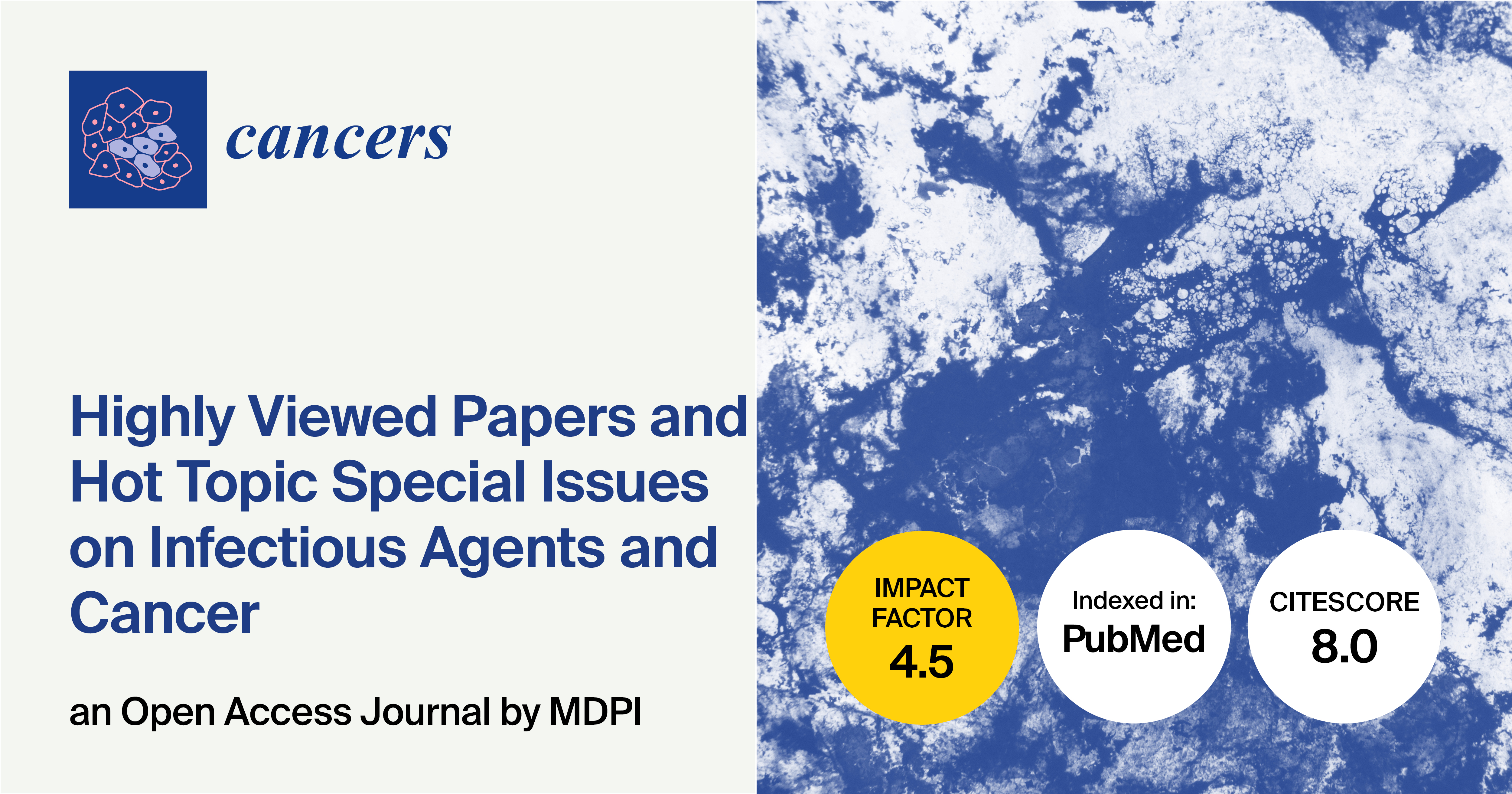 Cancers | Highly Viewed Papers in 2024 and Hot Topic Special Issues on Infectious Agents and Cancer