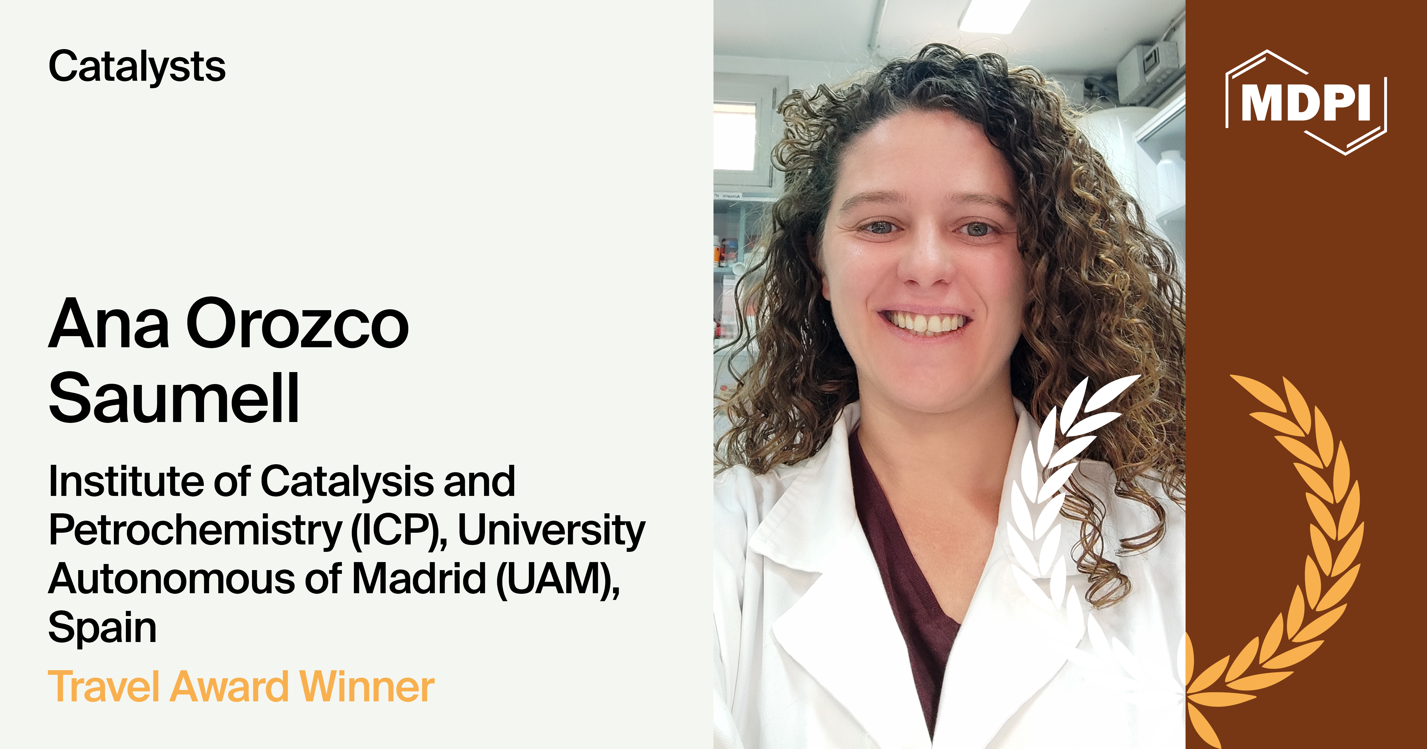 Catalysts 2025 Travel Award—Winner Announced