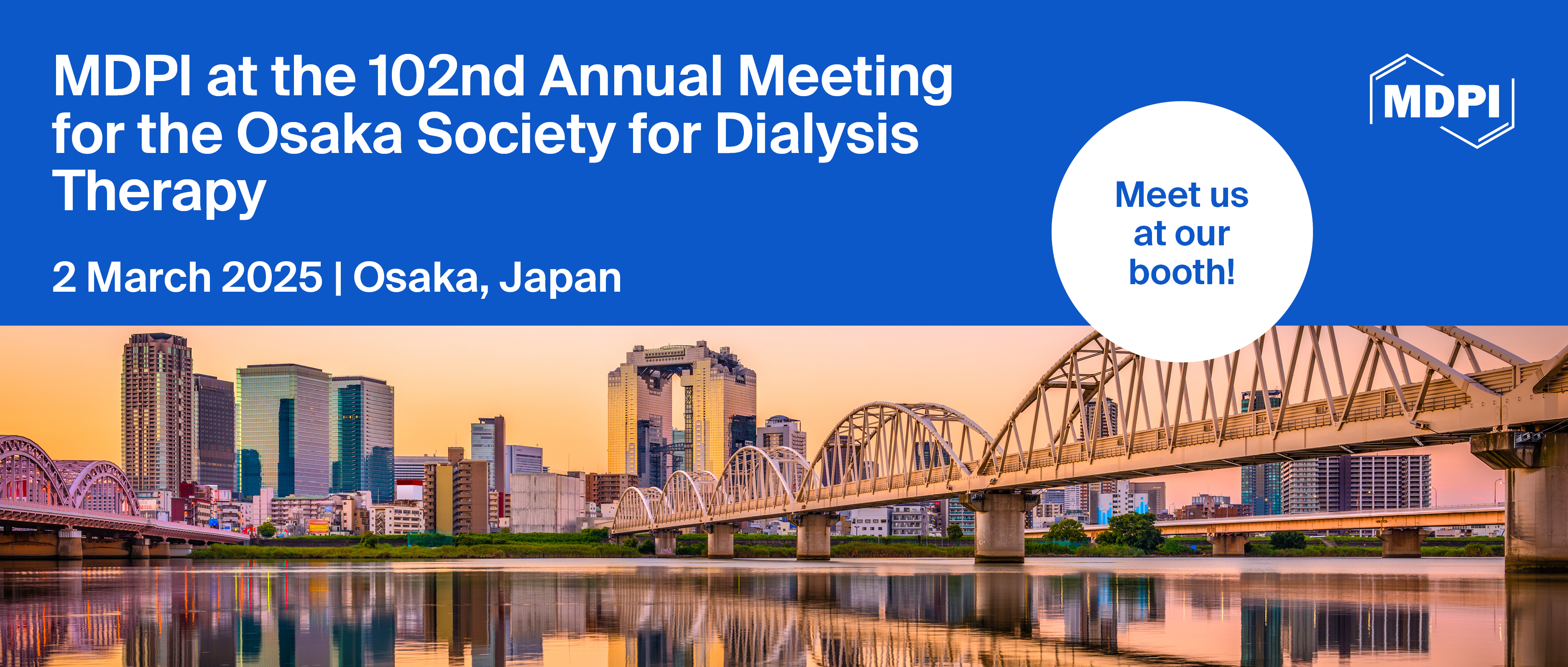 <strong>Meet Us at the 102<sup>nd</sup> Annual Meeting for the Osaka Society for Dialysis Therapy, 2 March 2025, Osaka, Japan</strong>