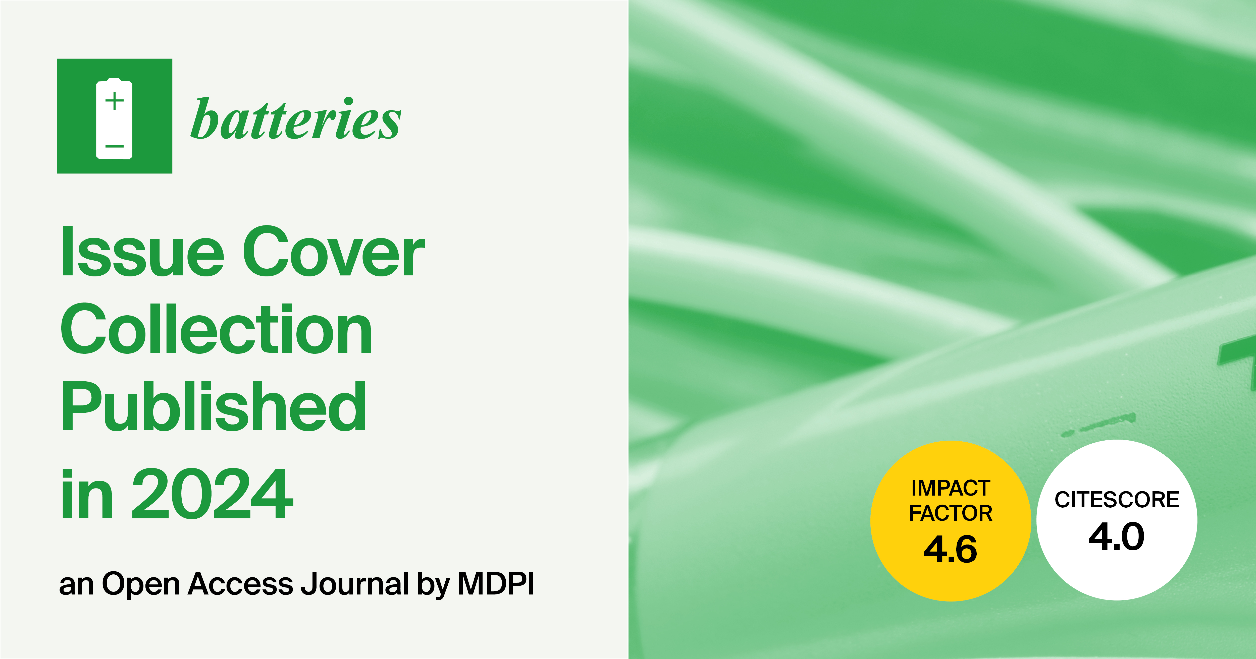 Batteries | Issue Cover Collection Published in 2024