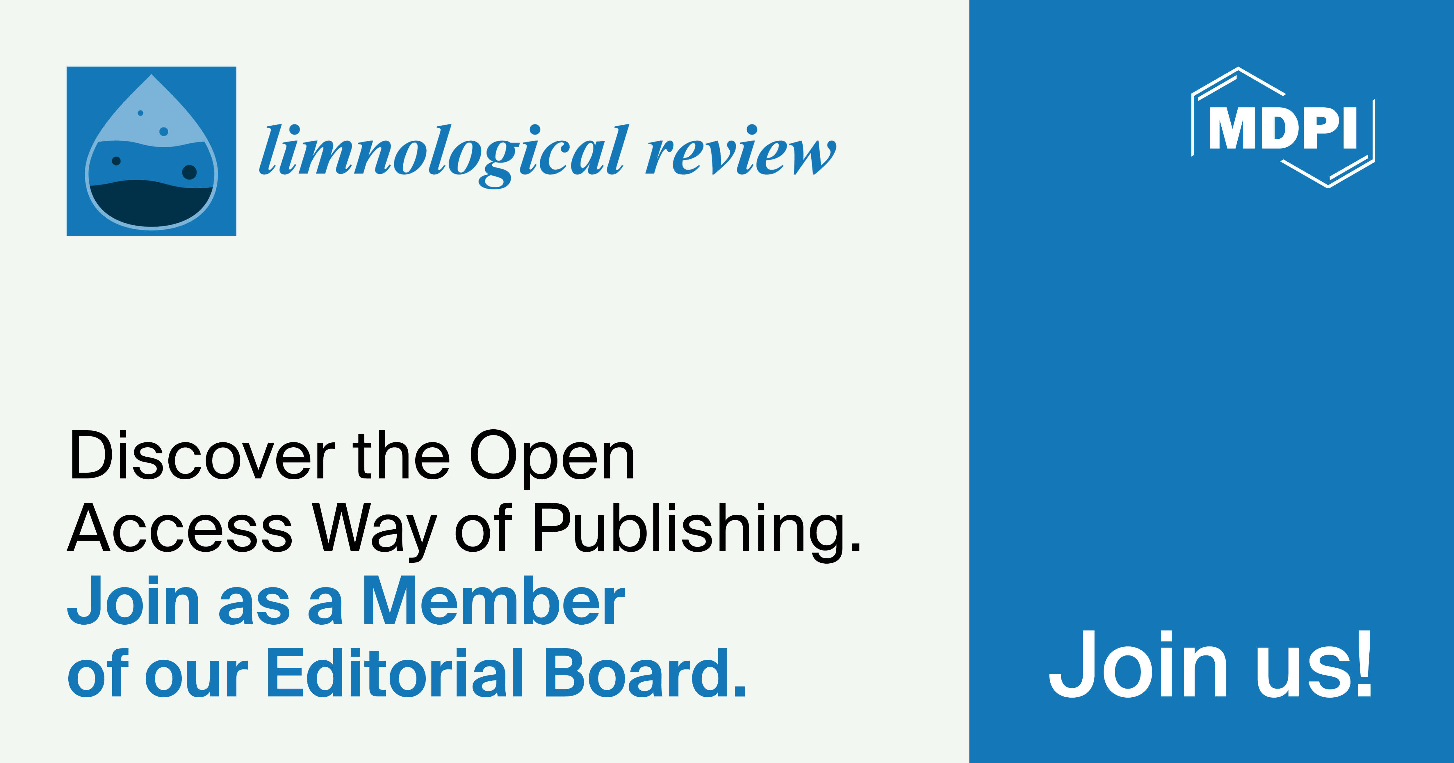 Recruiting Editorial Board Members for Limnological Review