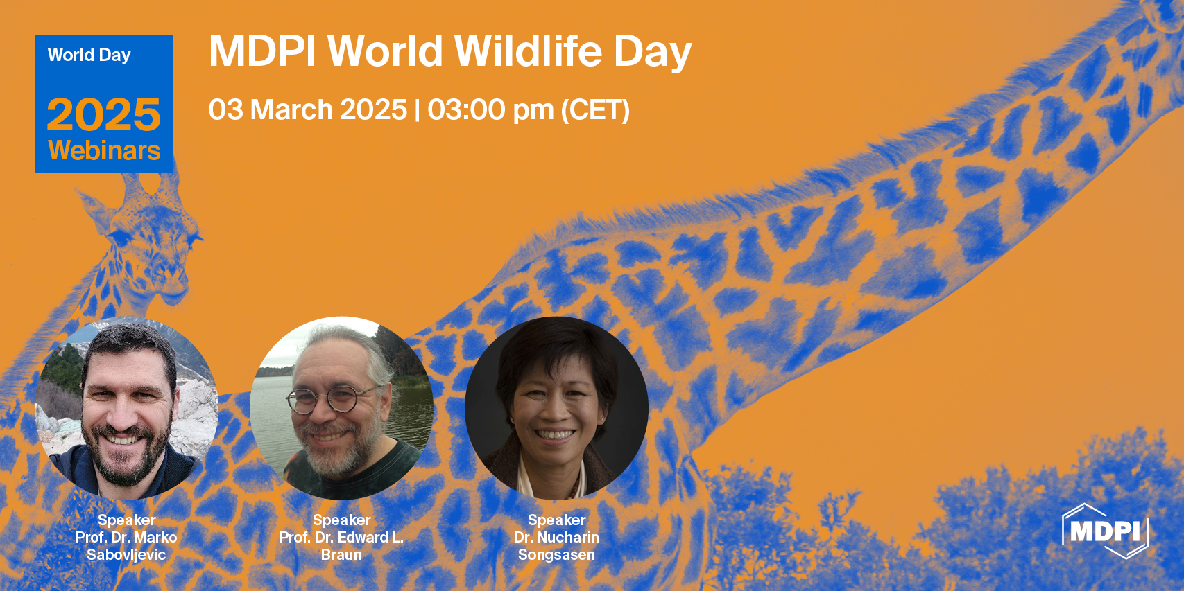 MDPI Webinar | World Wildlife Day, 3 March 2025