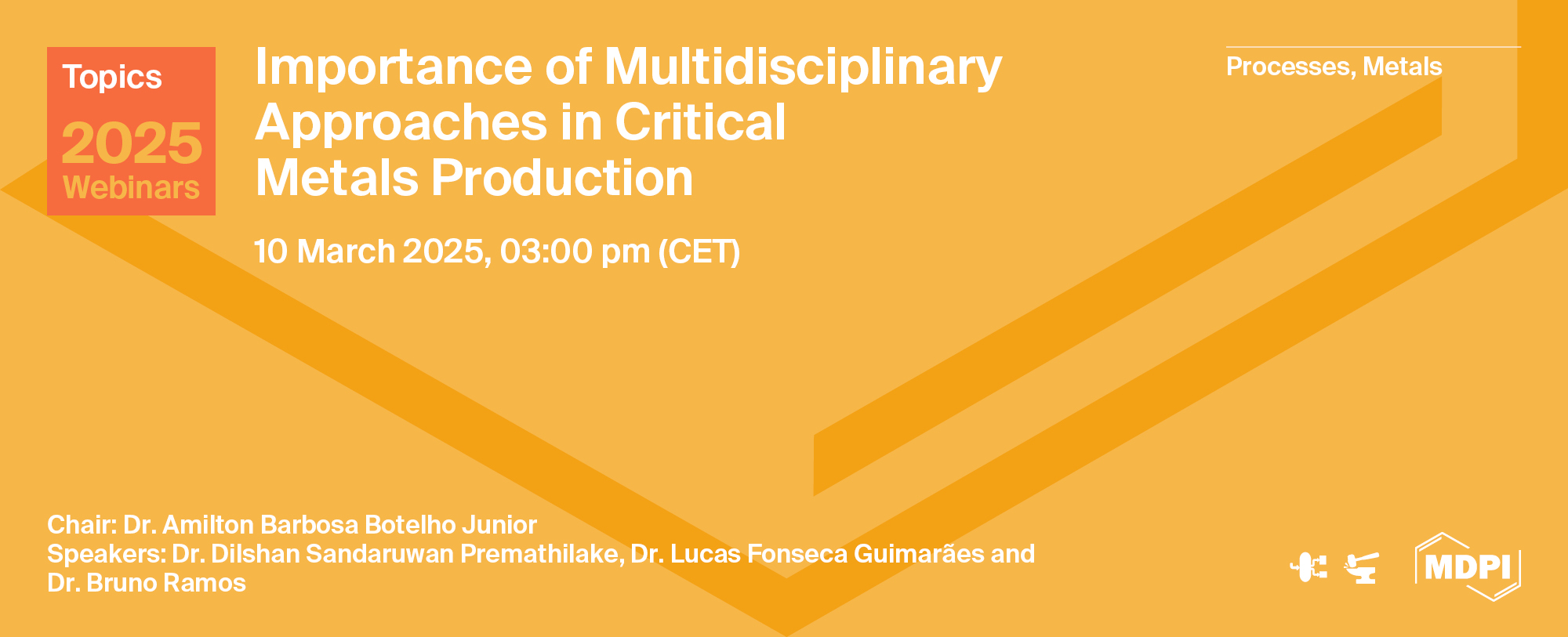 Topics Webinar | Importance of Multidisciplinary Approaches in Critical Metals Production, 10 March 2025