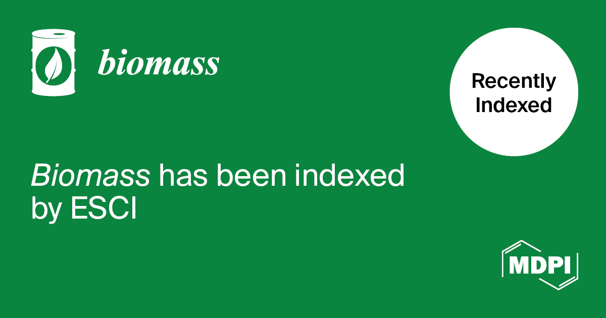 <em>Biomass</em> Accepted into Emerging Sources Citation Index in Web of Science