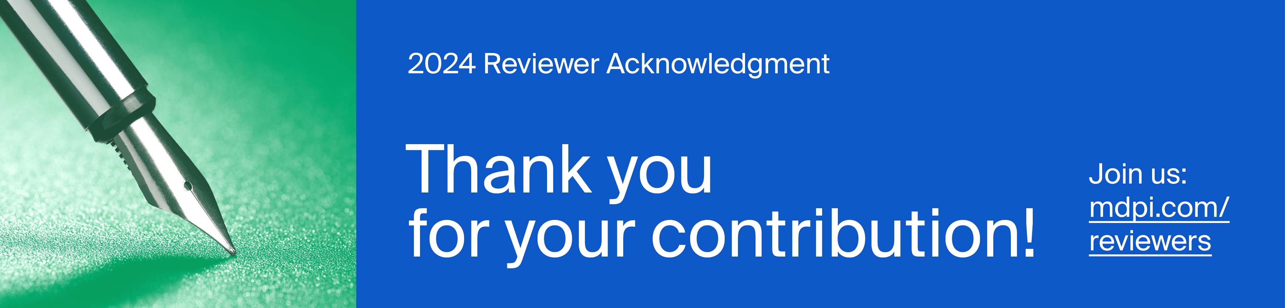 Acknowledging the Contributions of Our Reviewers in 2024