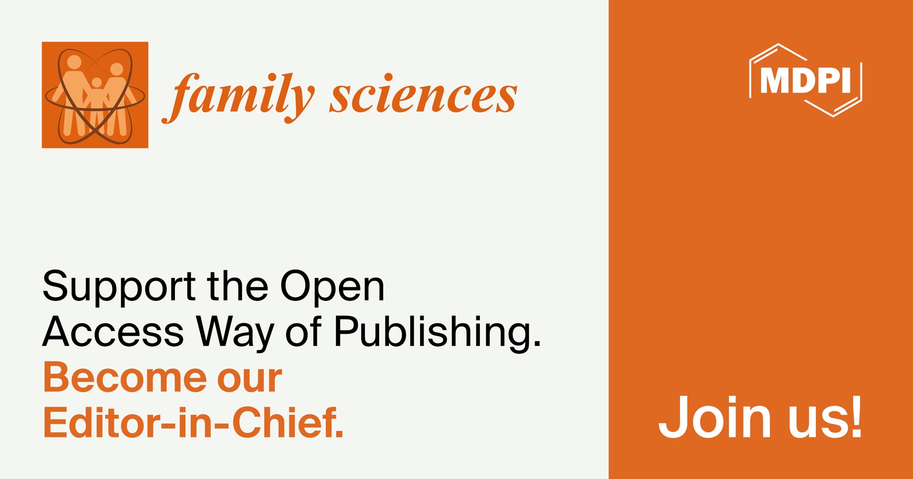 Family Sciences | A New Journal Seeking an Editor-in-Chief and Accepting Applications for Editorial Positions