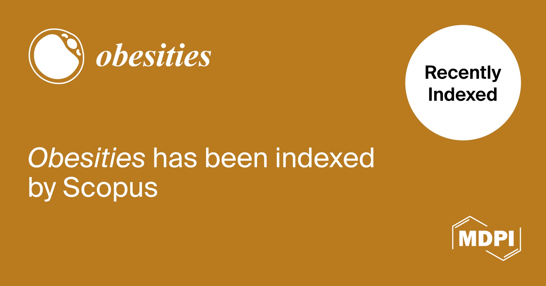 Obesities Accepted for Coverage in Scopus