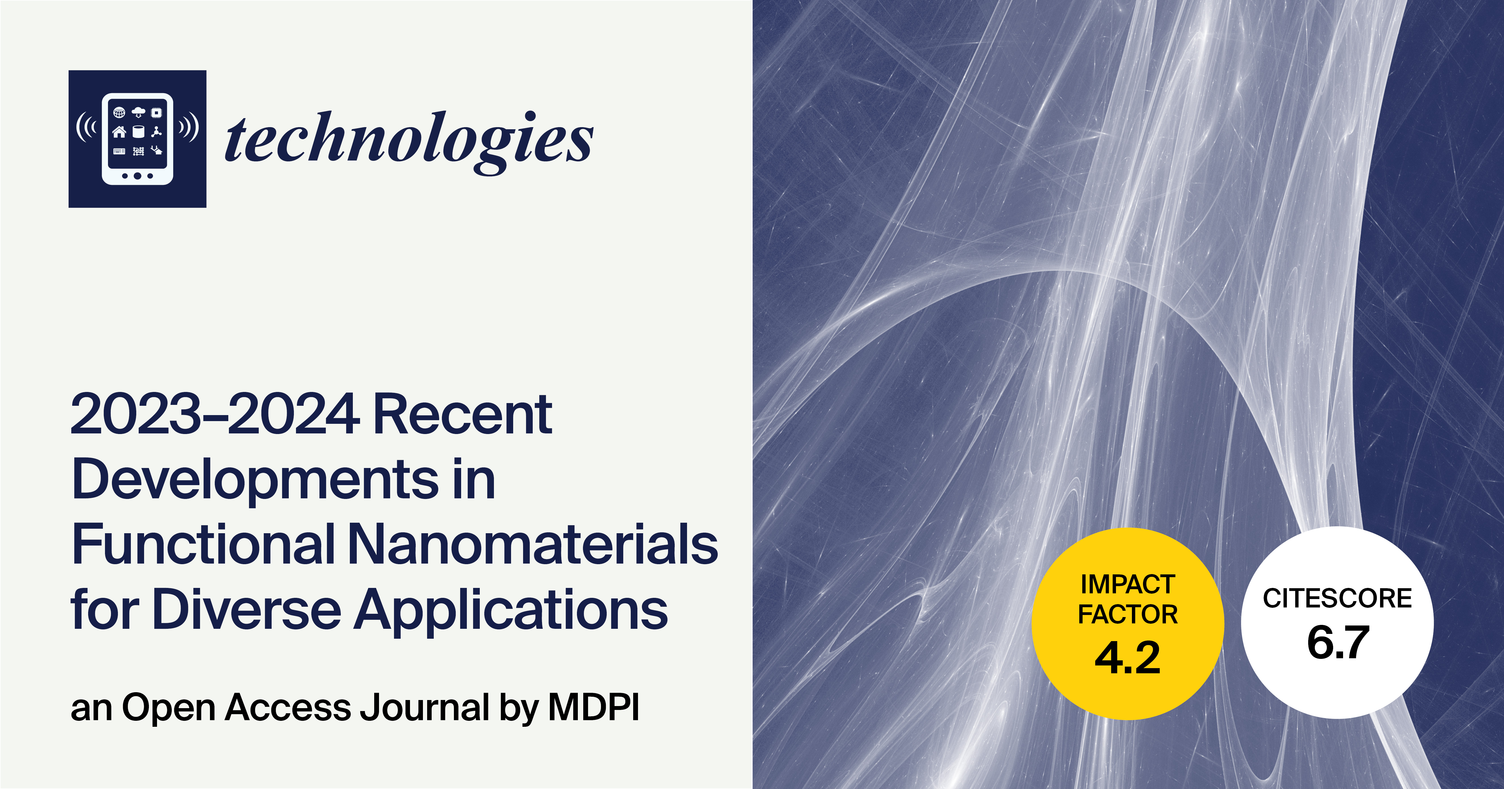 Technologies | Latest Papers Published in 2023–2024 Related to Functional Nanomaterials for Diverse Applications