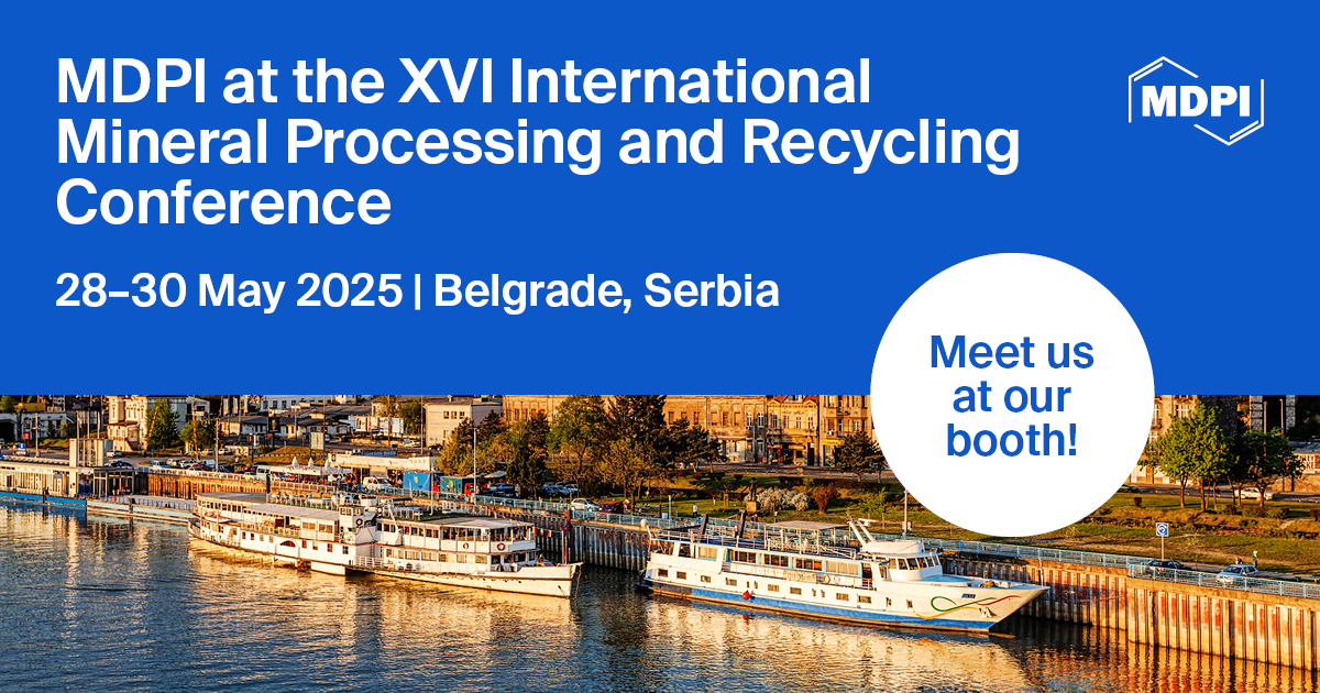 Meet Us at the XVI International Mineral Processing and Recycling Conference, 28–30 May 2025, Belgrade, Serbia