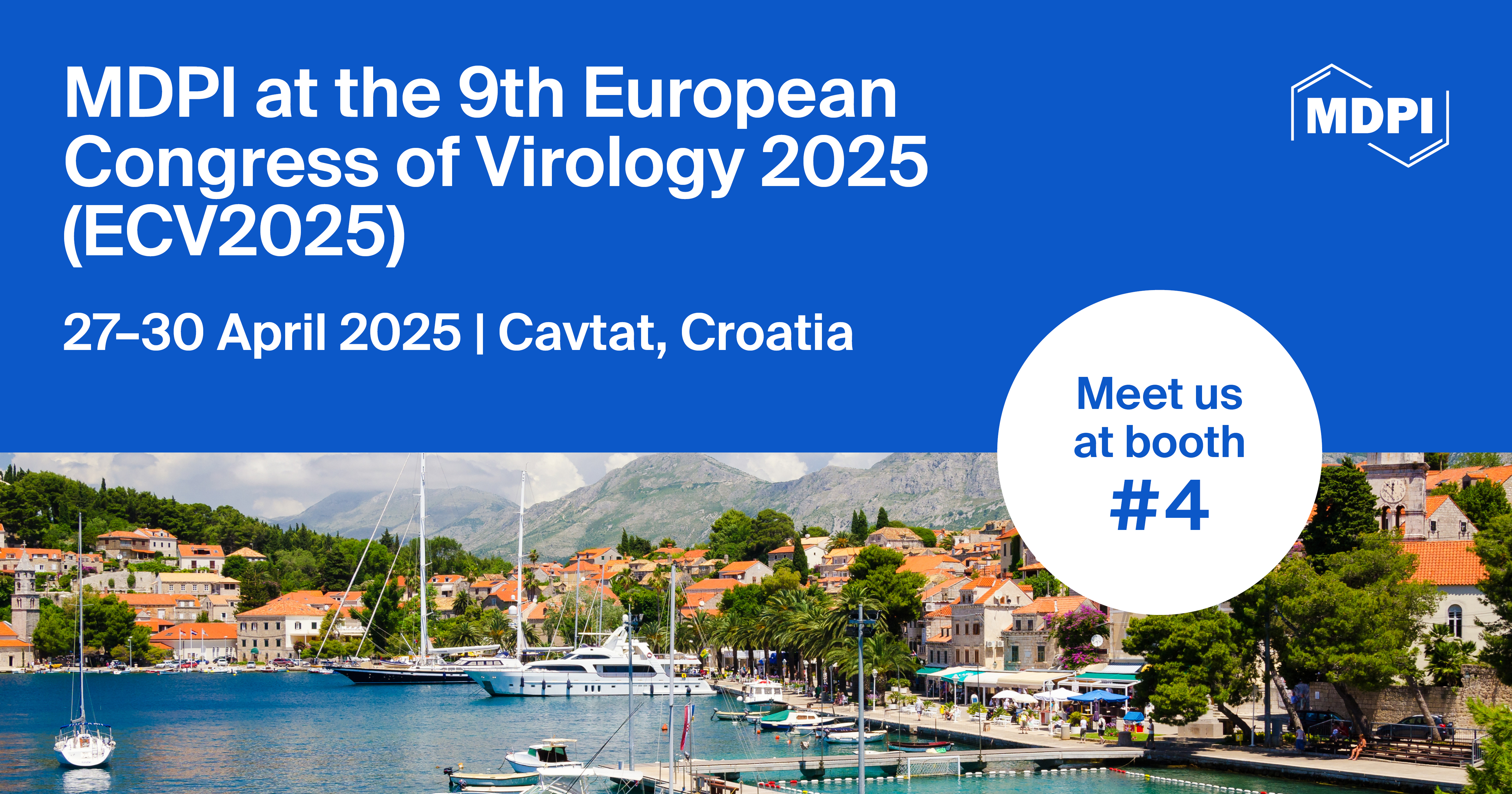Meet Us at the 9th European Congress of Virology 2025 (ECV2025), 27–30 April 2025, Cavtat, Croatia