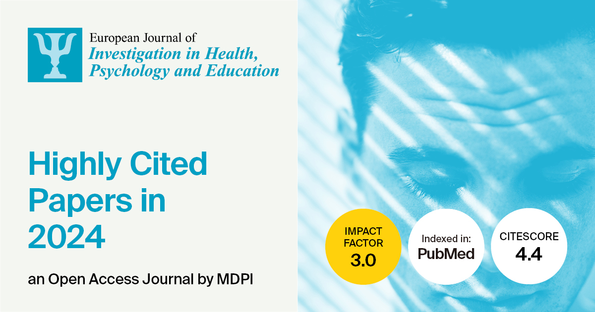 European Journal of Investigation in Health, Psychology and Education | Highly Cited Papers from 2024