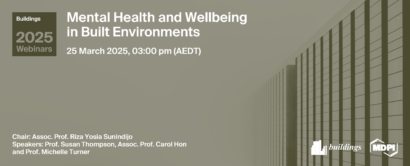 Buildings Webinar | Mental Health and Wellbeing in Built Environments, 25 March 2025
