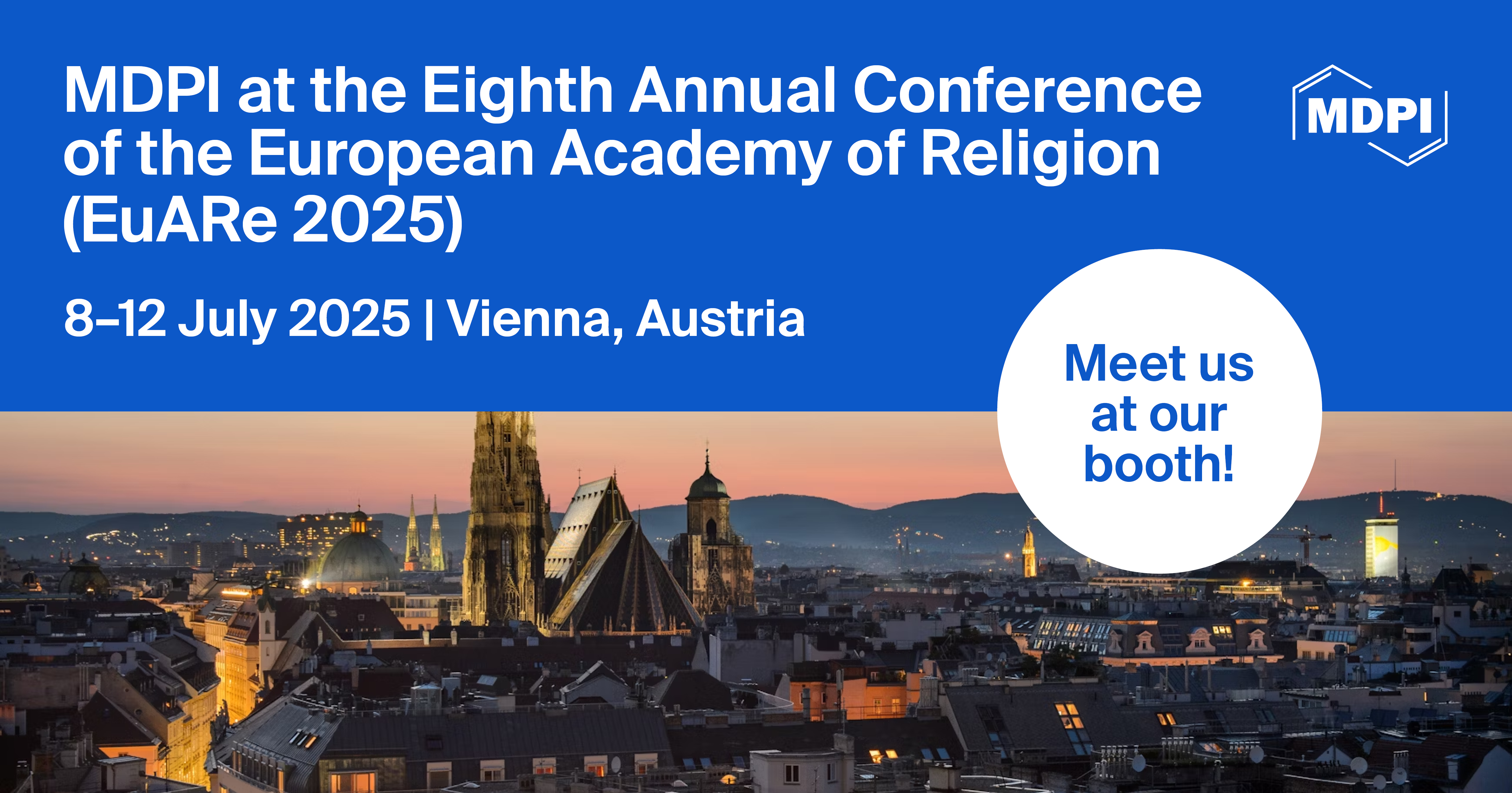 Meet Us at the Eighth Annual Conference of the European Academy of Religion (EuARe 2025), 8–12 July 2025, Vienna, Austria