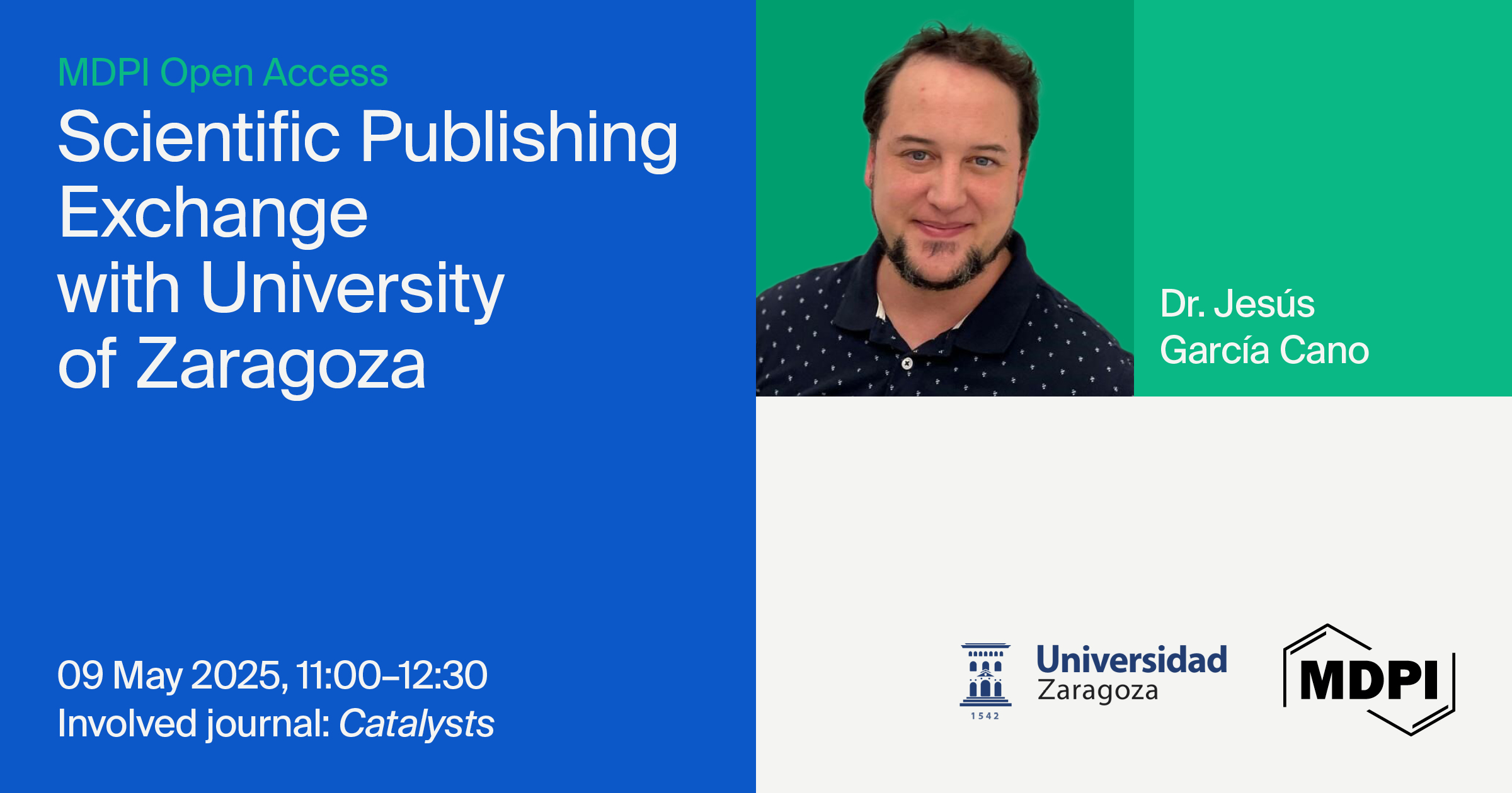 MDPI Open Science Insights: Scientific Publishing Exchange at the University of Zaragoza, 9 May 2025