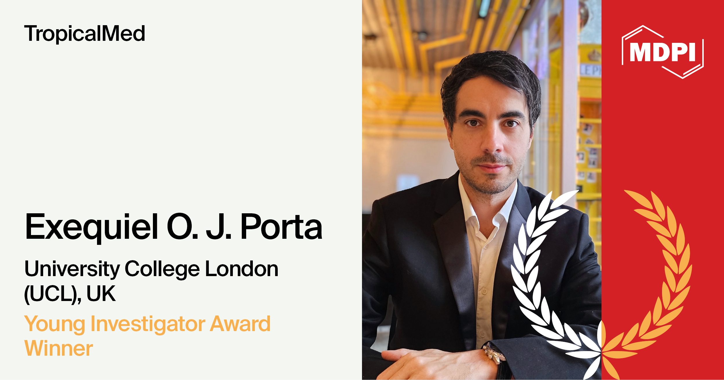 <em>TropicalMed</em> 2024 Young Investigator Award—Winner Announced