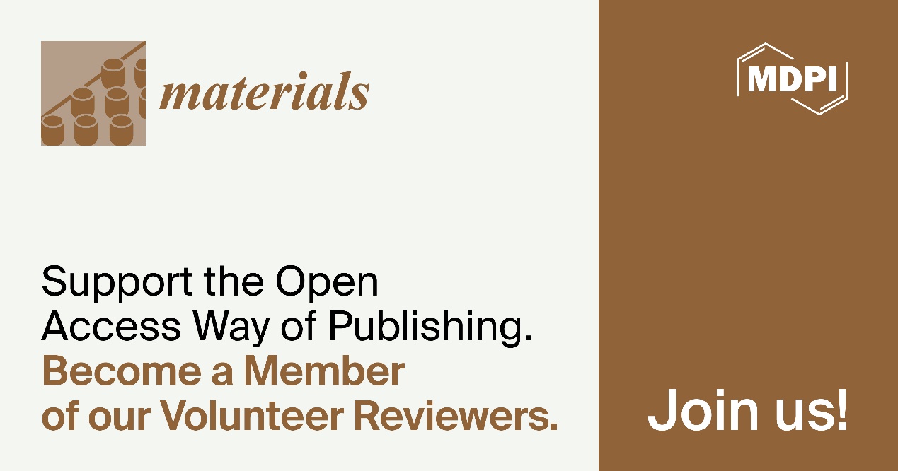 <strong>Recruiting Volunteer Reviewers for <em>Materials</em></strong>