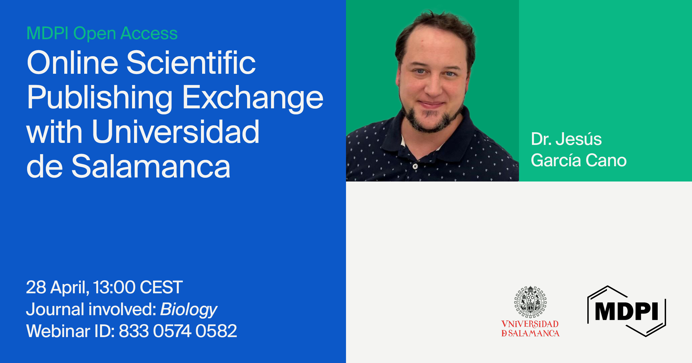 <strong>MDPI Open Science Insights: Scientific Publishing Exchange at the University of Salamanca, 28 April 2025</strong>