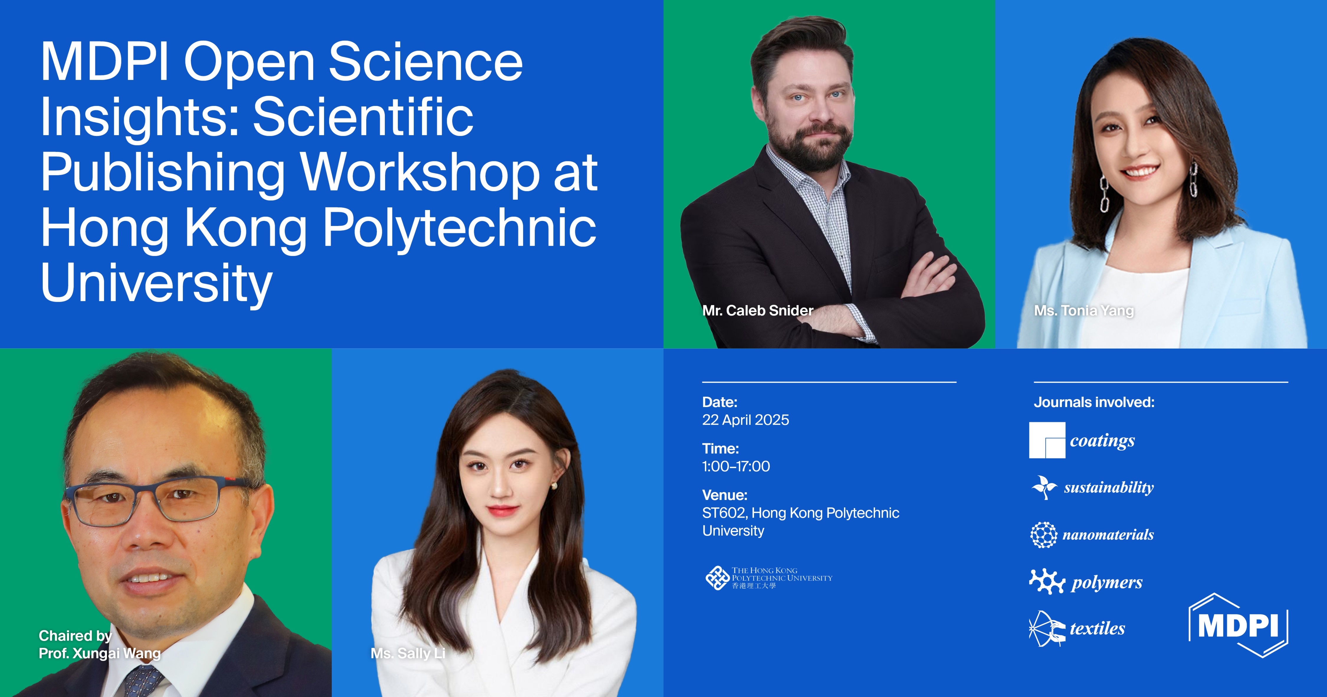 MDPI Open Science Insights: Scientific Publishing Workshop at Hong Kong Polytechnic University, 22 April 2025