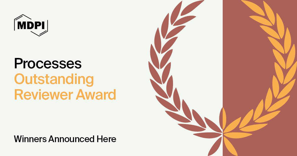 Processes 2024 Outstanding Reviewer Award—Winners Announced