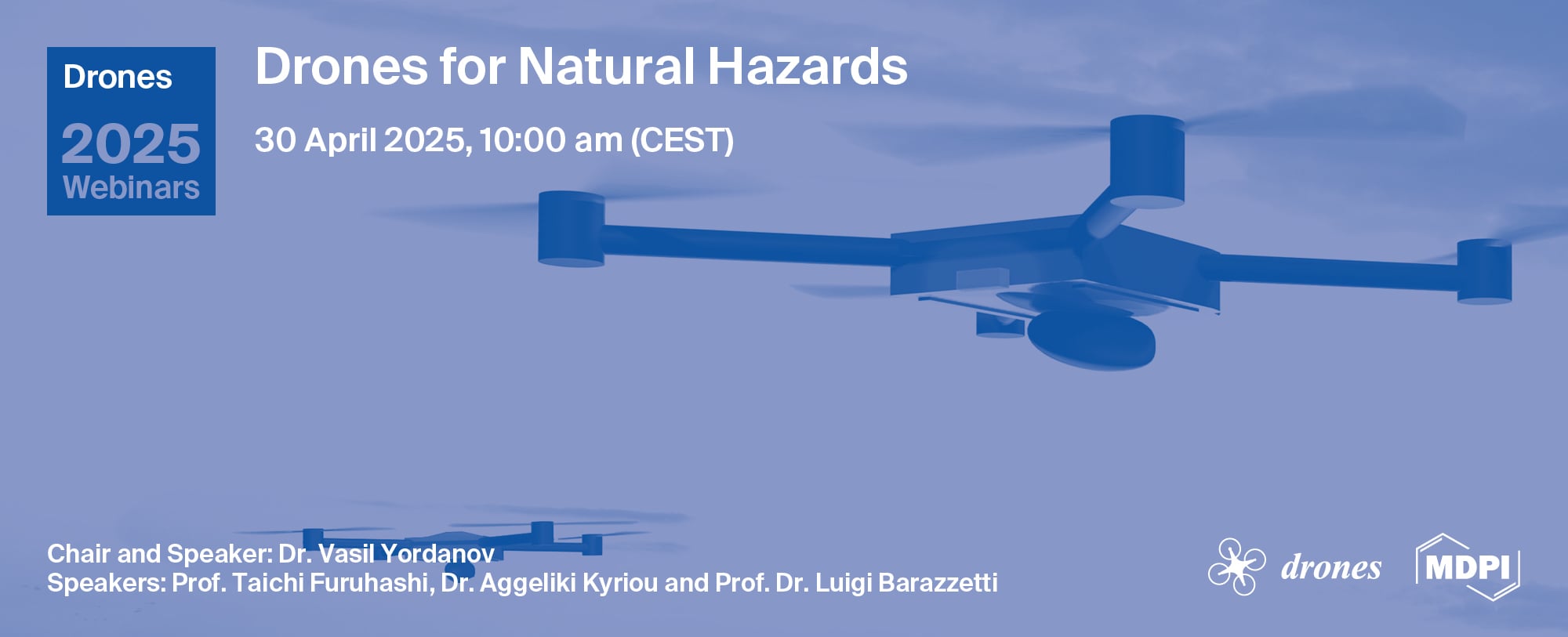 Drones Webinar | Drones for Natural Hazards, 30 April 2025
