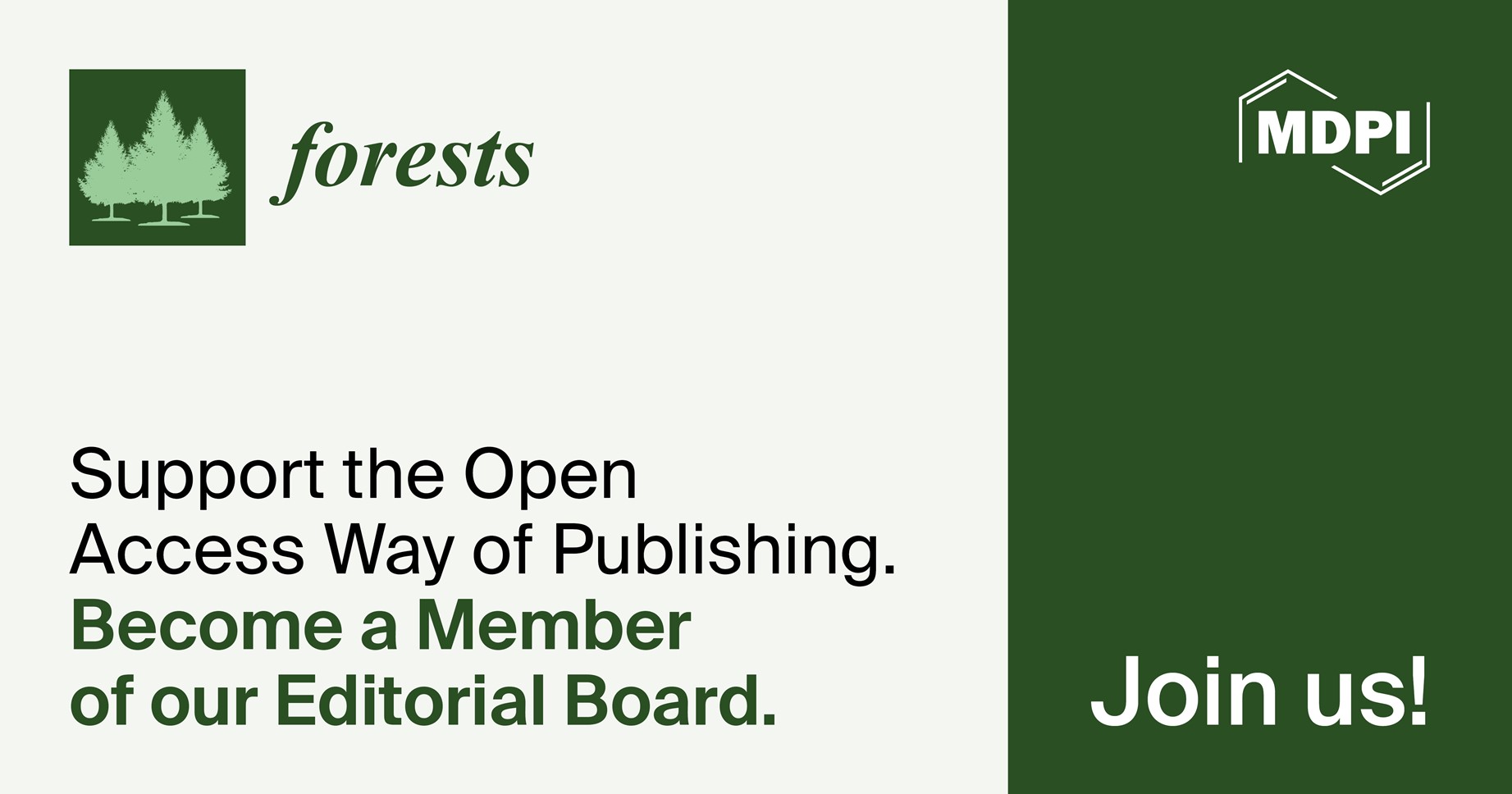 Recruiting Editorial Board Members for Forests