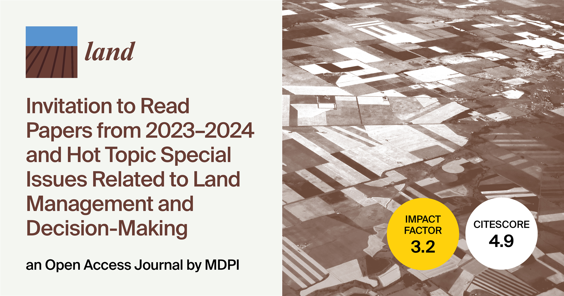 Land | Invitation to Read Papers from 2023–2024 and Hot Topic Special Issues Related to Land Management and Decision-Making