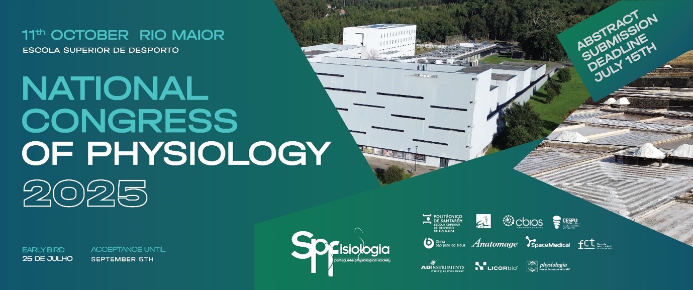 Meet Us at the 2025 National Meeting of the Portuguese Society of Physiology, 11 October 2025, Rio Maior, Portugal
