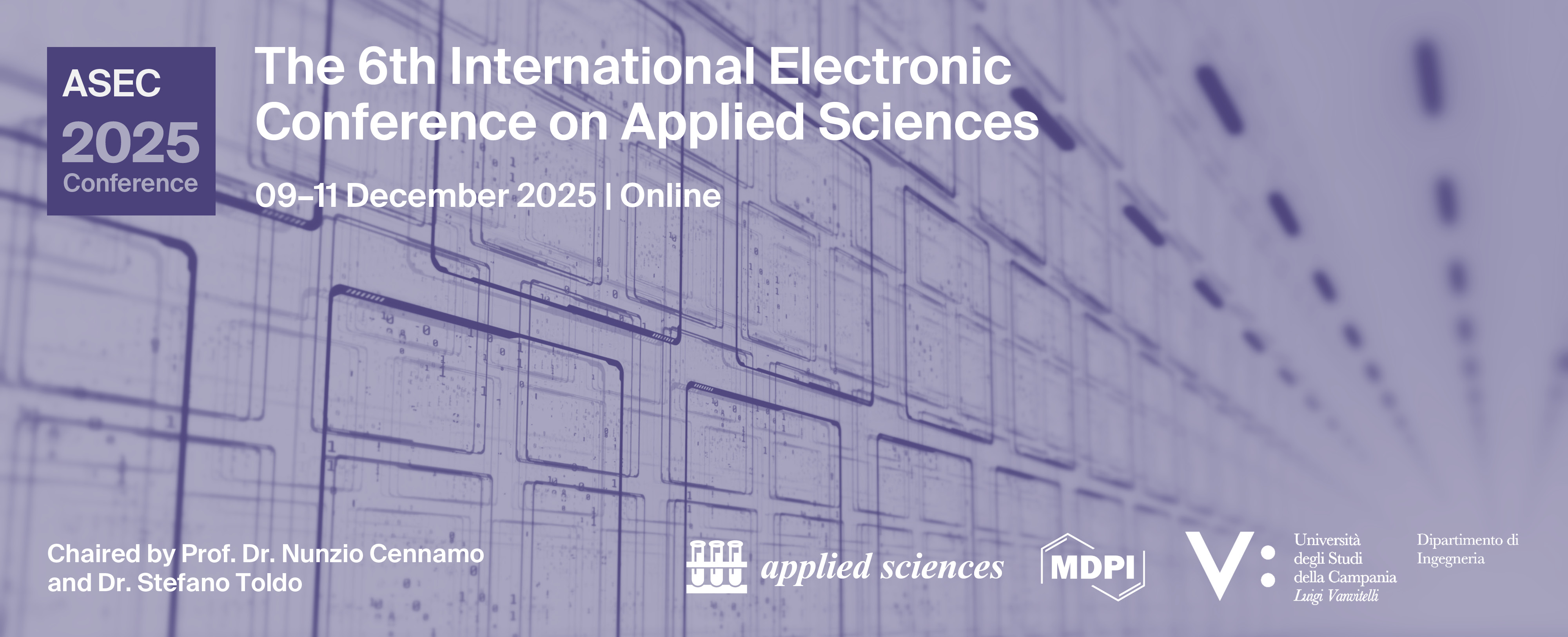 Meet Us Online at the 6th International Electronic Conference on Applied Sciences, 9–11 December 2025