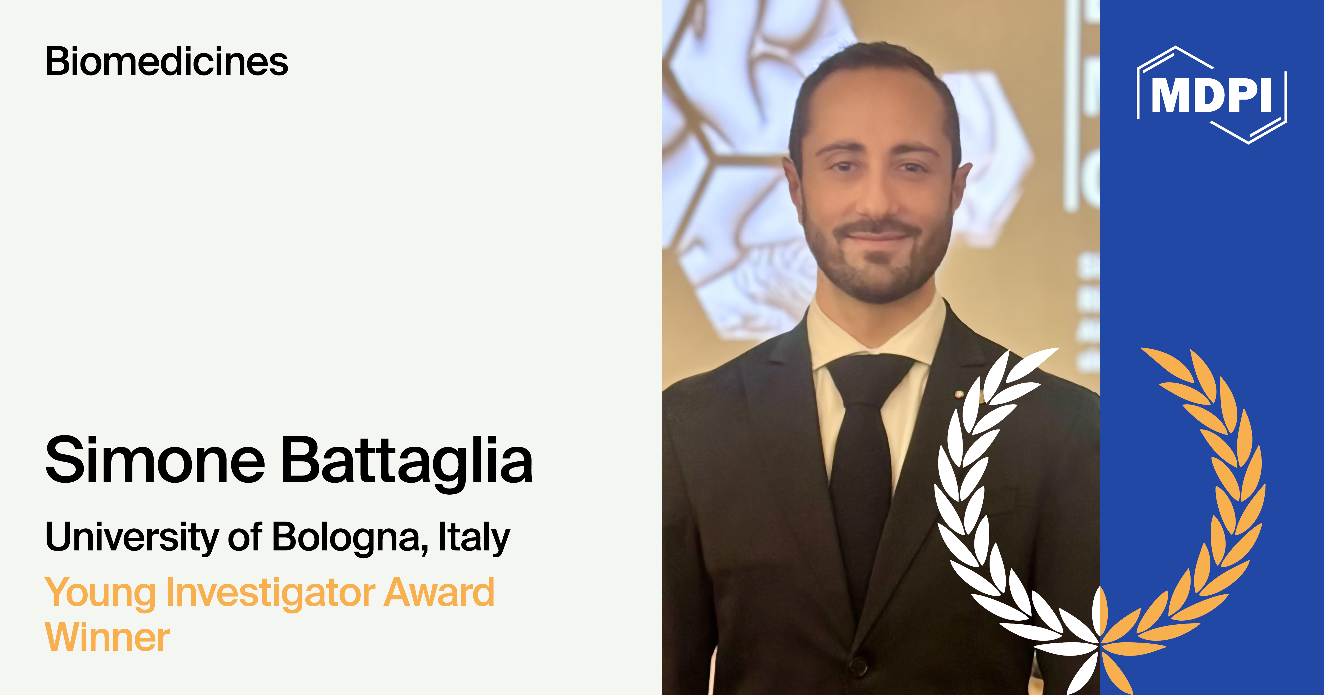 Interview with Dr. Simone Battaglia—Winner of the Biomedicines 2024 Young Investigator Award
