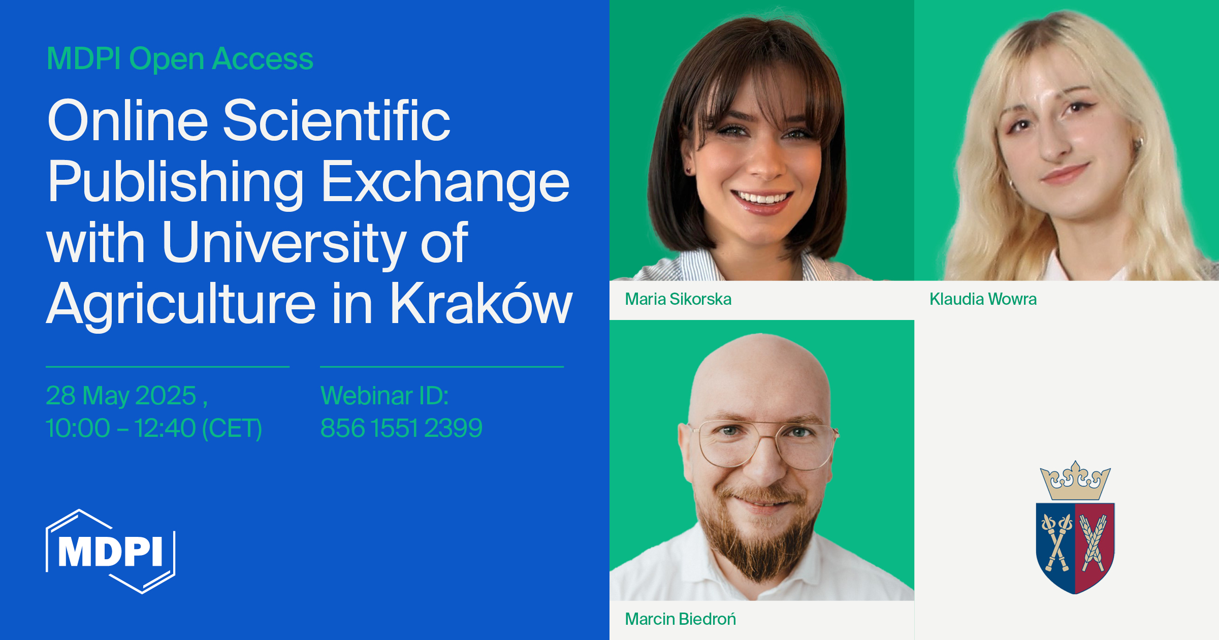 Online Scientific Publishing Exchange with University of Agriculture in Kraków, 28 May 2025