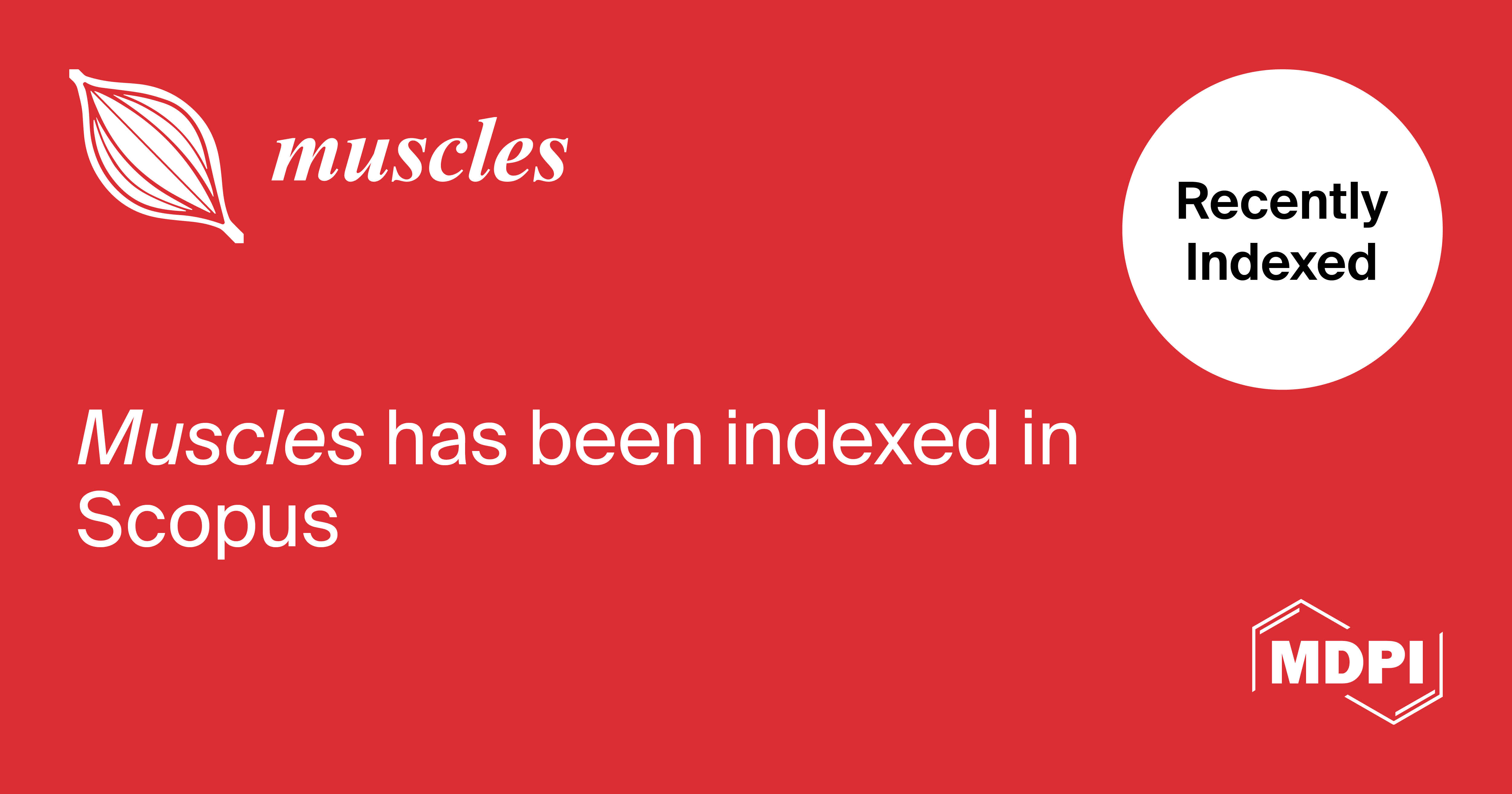 Muscles Accepted for Coverage in Scopus