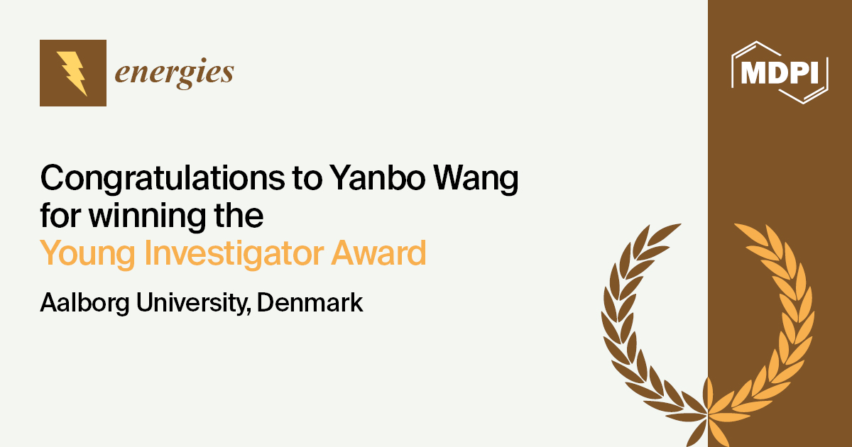 Interview with Dr. Yanbo Wang—Winner of the Energies 2024 Young Investigator Award