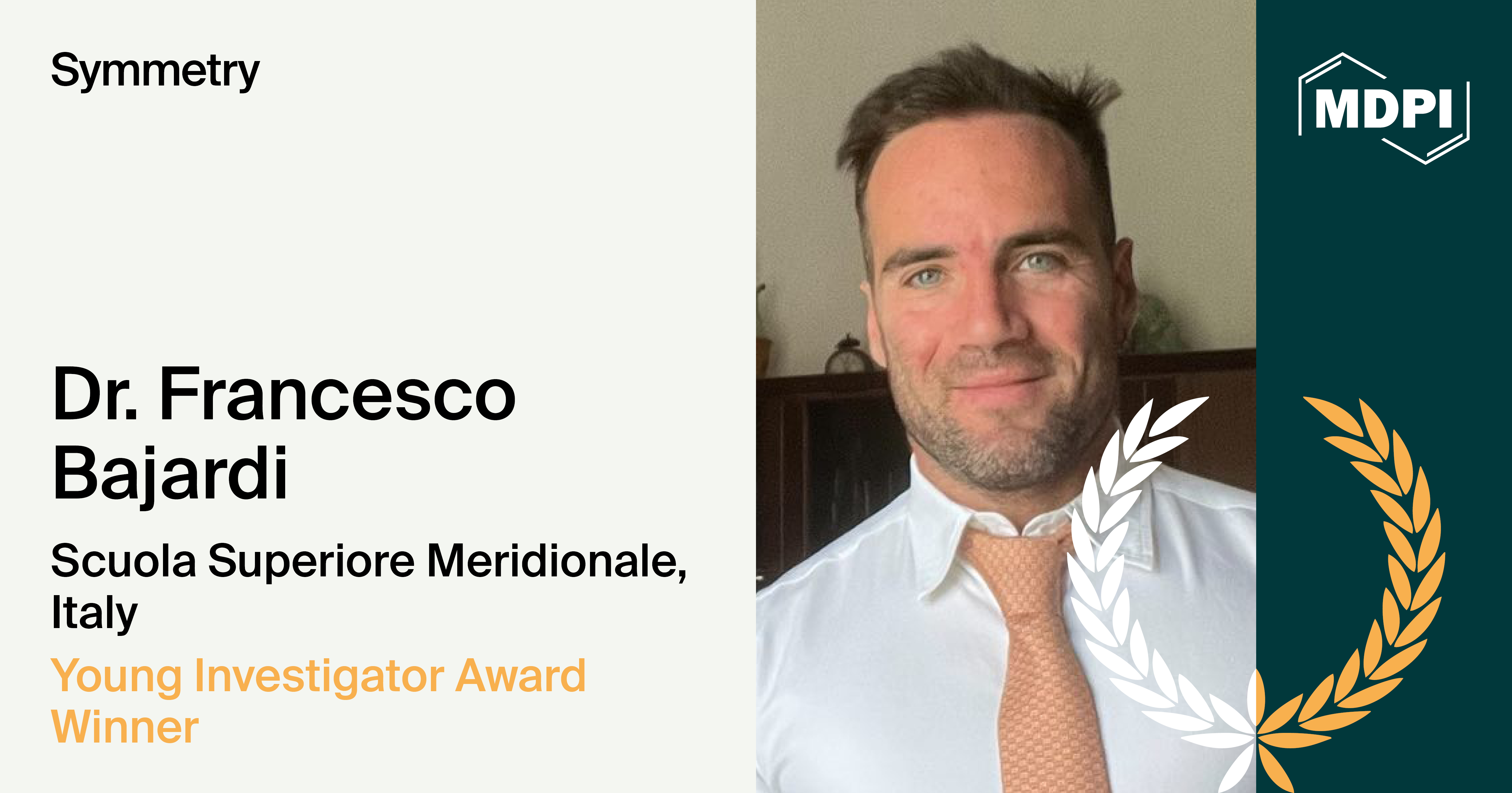 Interview with Dr. Francesco Bajardi—Winner of the Symmetry 2024 Young Investigator Award