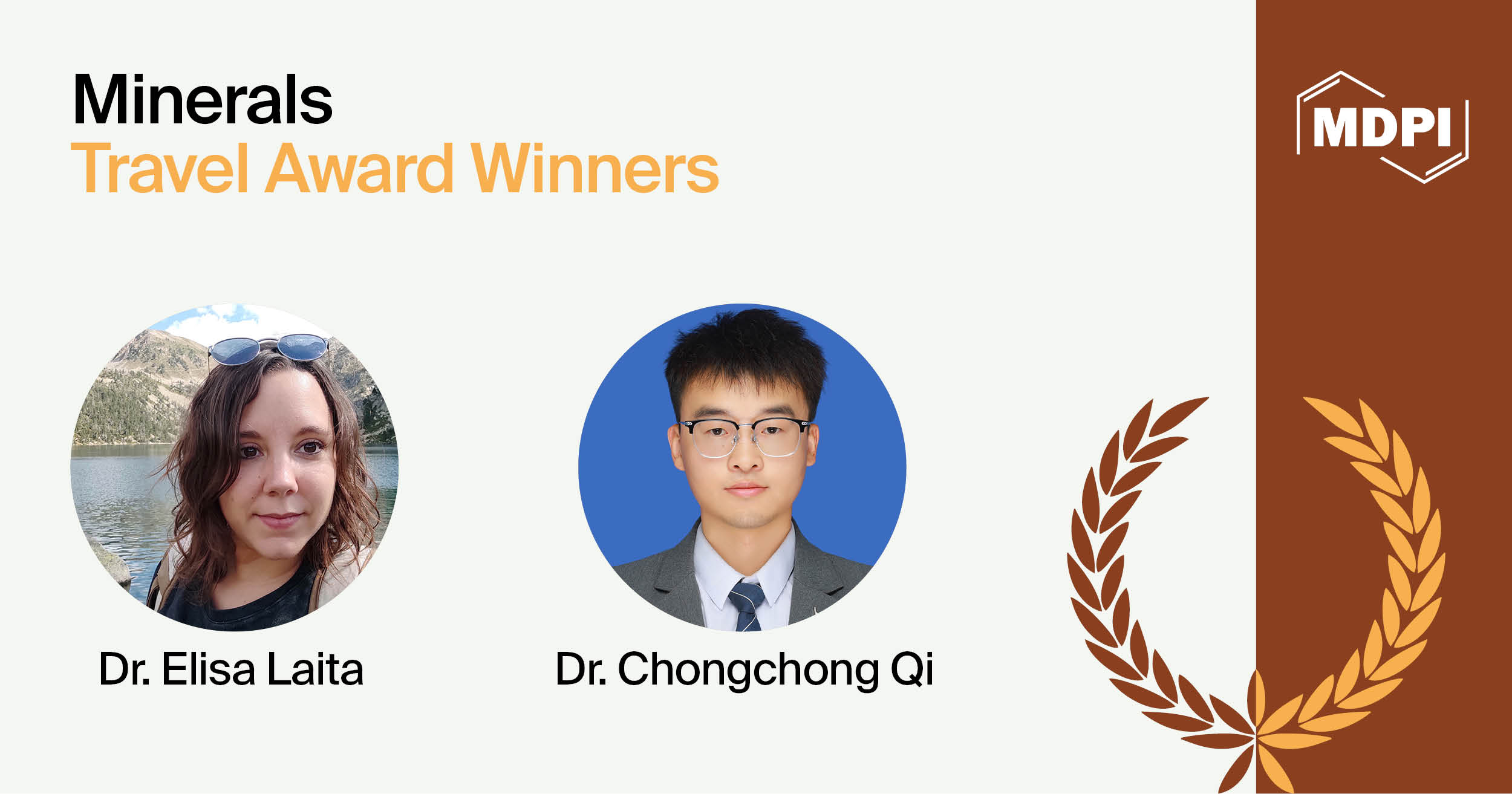 Interview with Dr. Elisa Laita and Dr. Chongchong Qi—Winners of the Minerals 2025 Travel Award