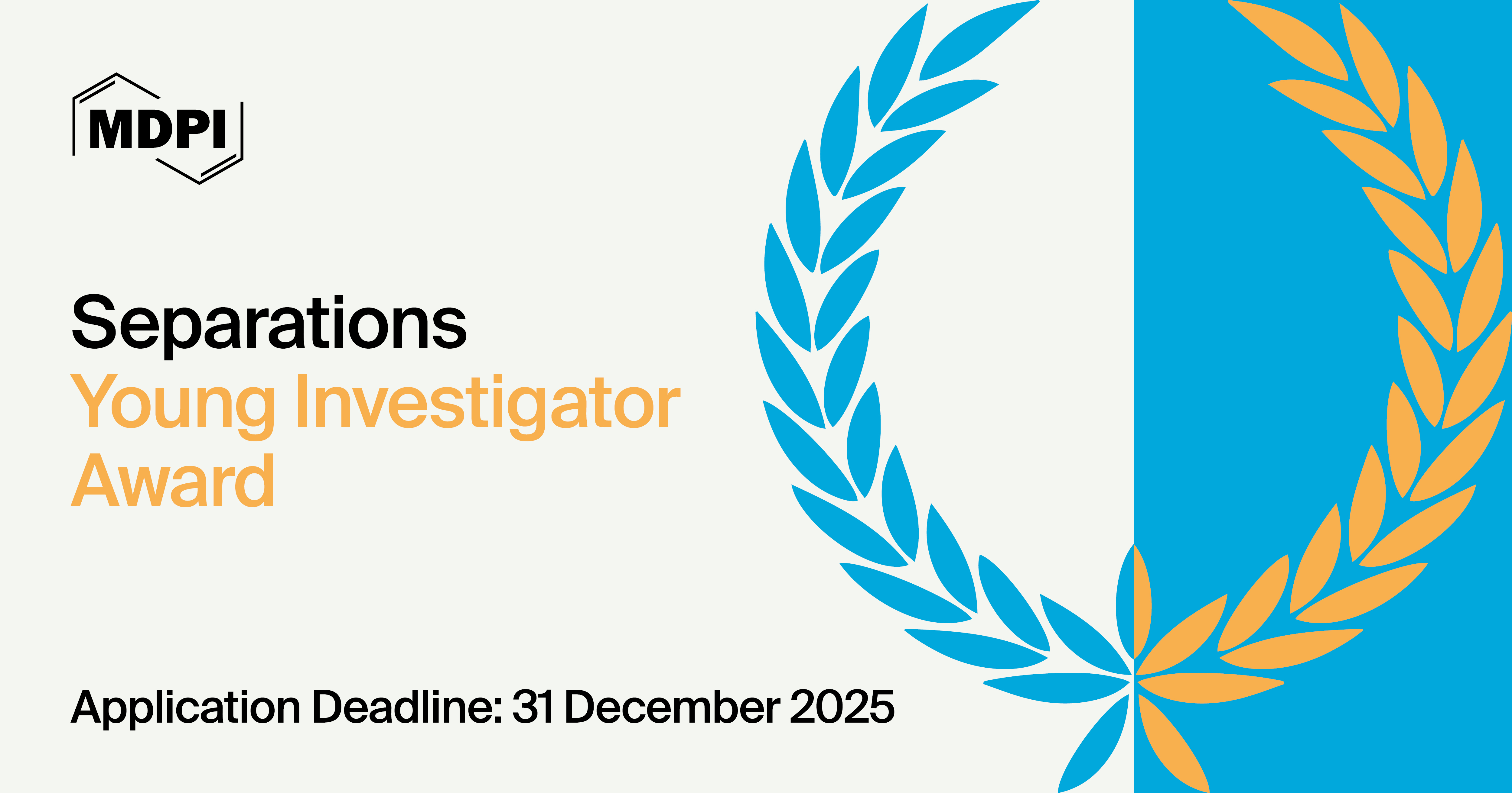 Separations 2025 Young Investigator Award—Open for Nominations