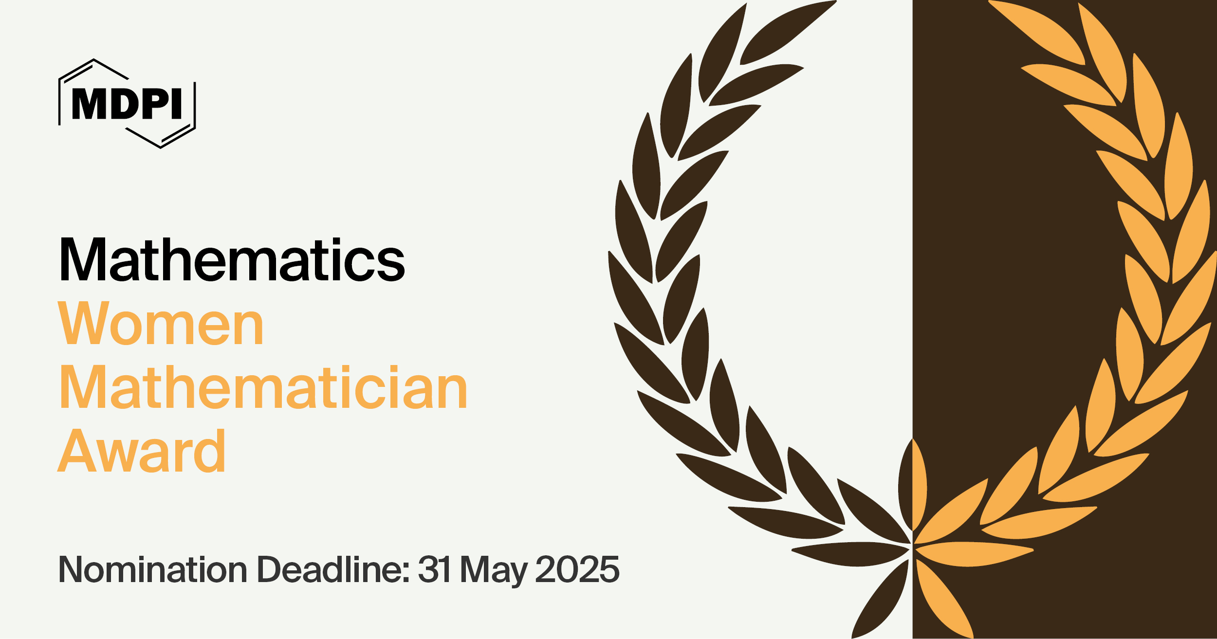 Mathematics Women Mathematician Award—Deadline Approaching