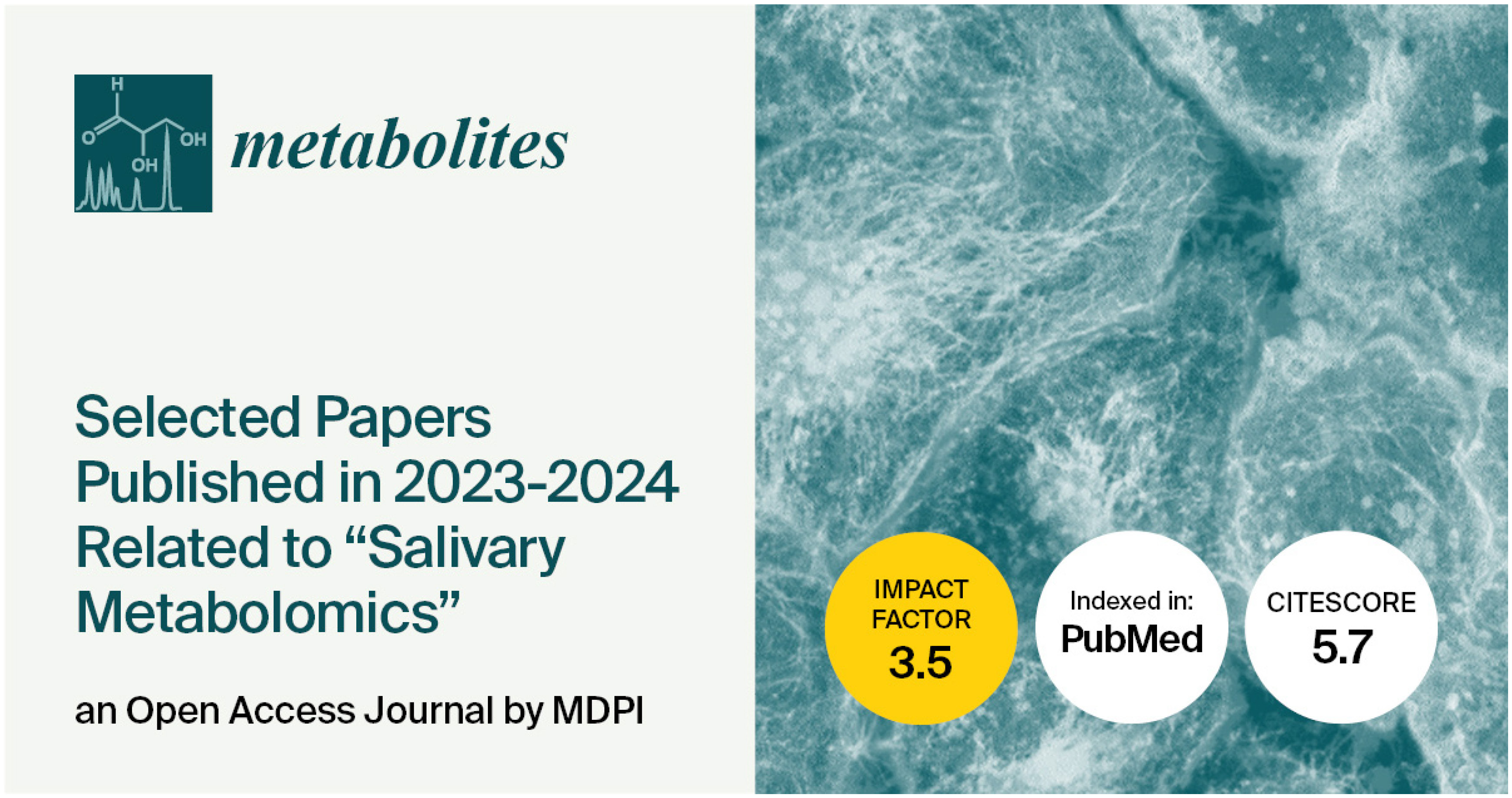 Metabolites | Selected Papers Published in 2023–2024 Related to Salivary Metabolomics