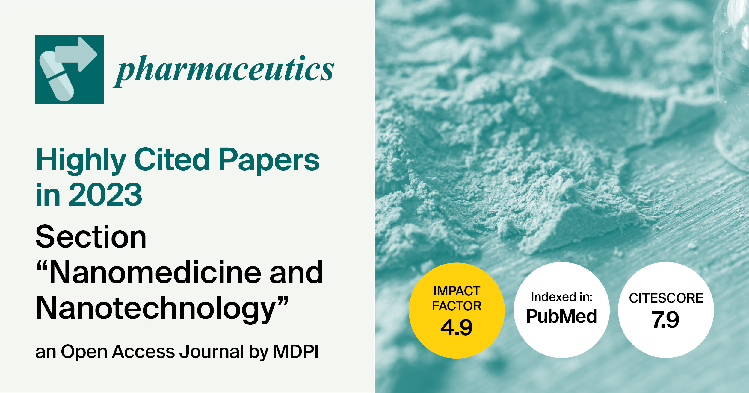Pharmaceutics | Highly Cited Papers in 2023 in the “Nanomedicine and Nanotechnology” Section 