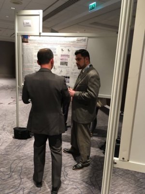 The winner of the Non-Coding RNA 2018 Travel Award Dr. Cristian Rodriguez-Aguayo at TAT 2018