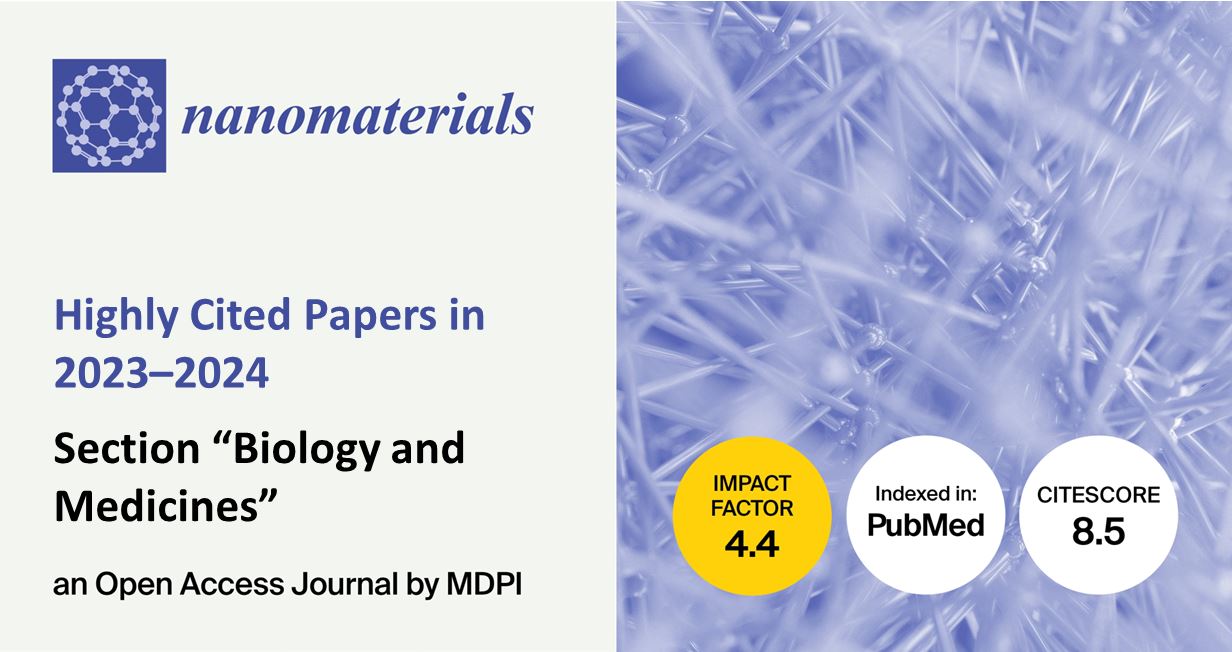 Nanomaterials | Highly Cited Papers in 2023–2024 in the “Biology and Medicines” Section