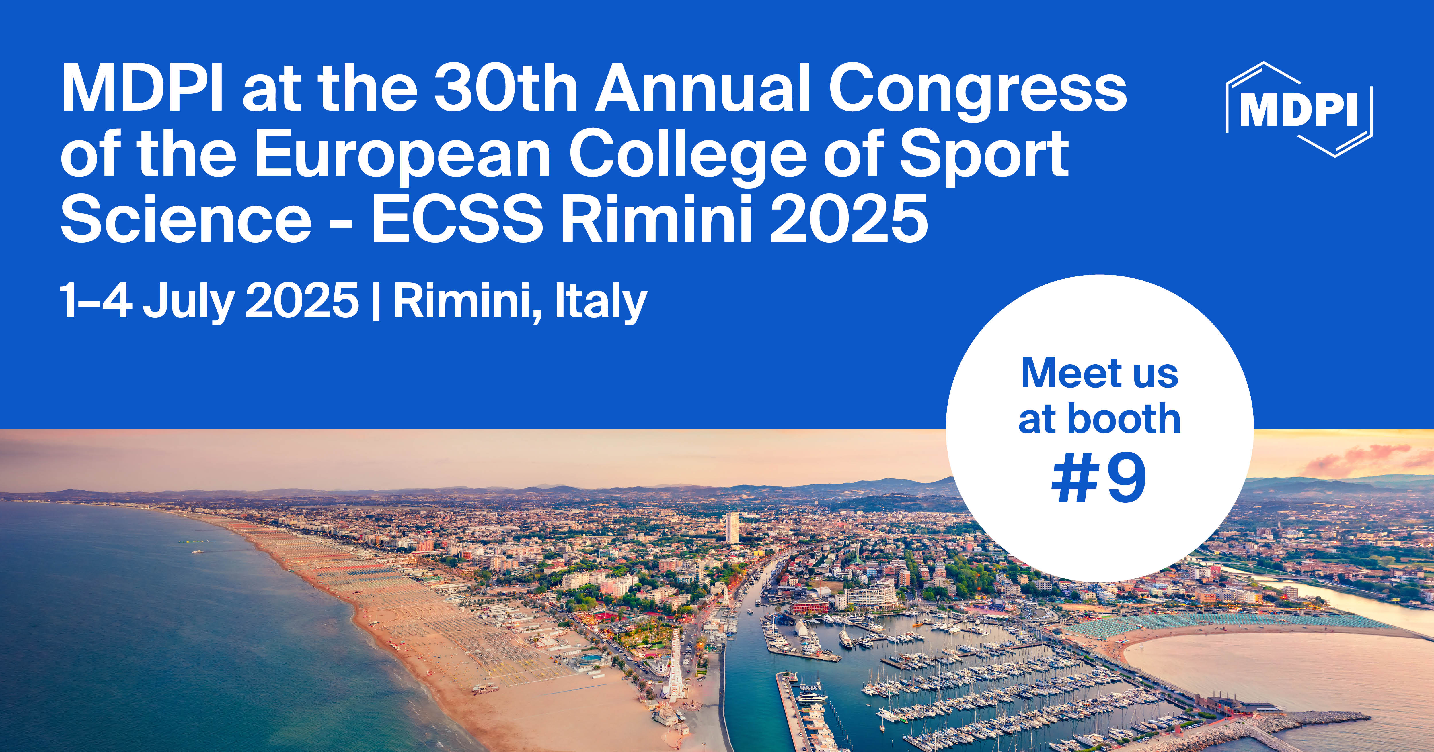 Meet Us at the 30th Annual Congress of the European College of Sport Science – ECSS Rimini 2025, 1–4 July 2025, Rimini, Italy