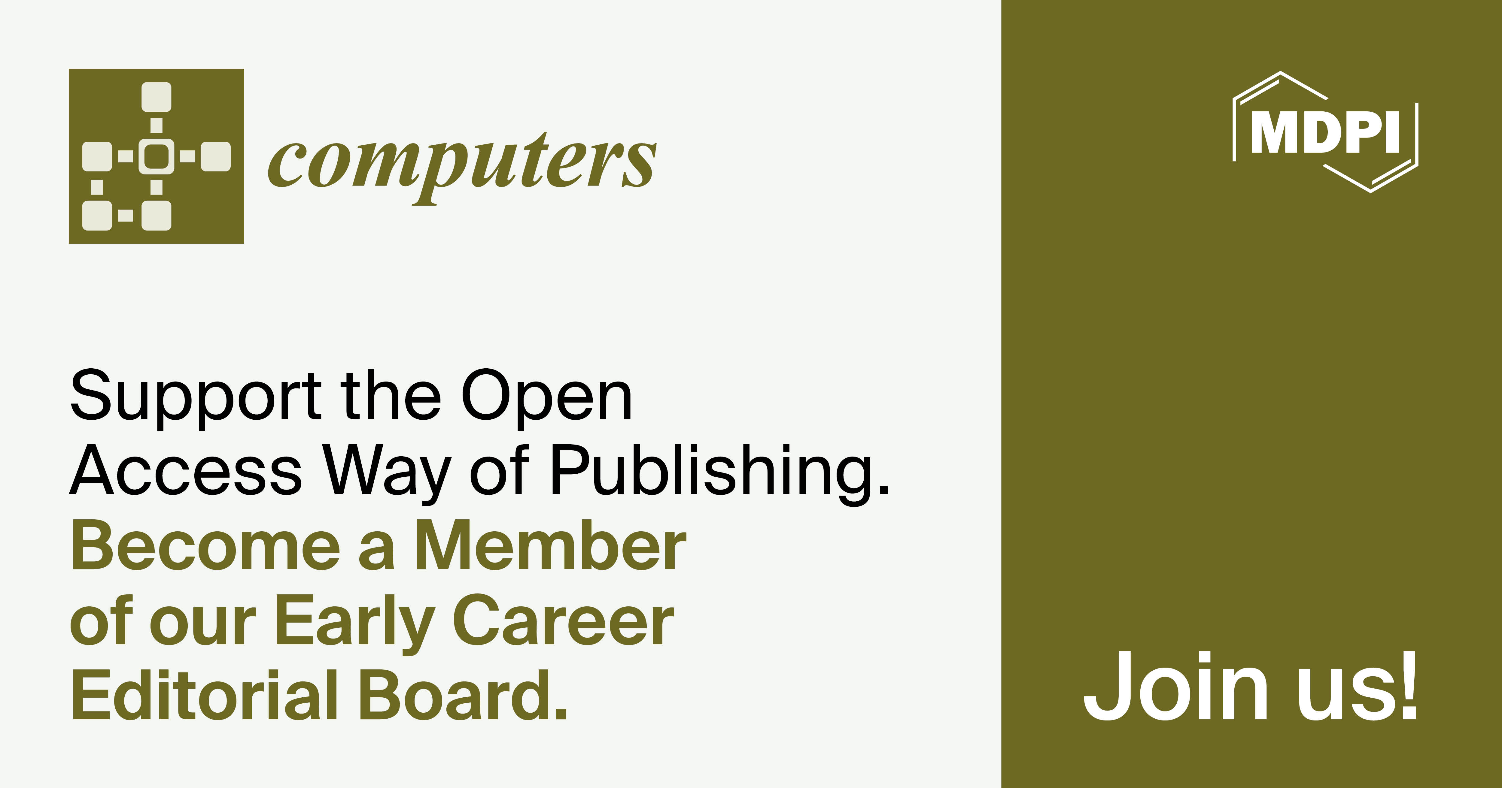Recruiting Early Career Editorial Board Members for Computers