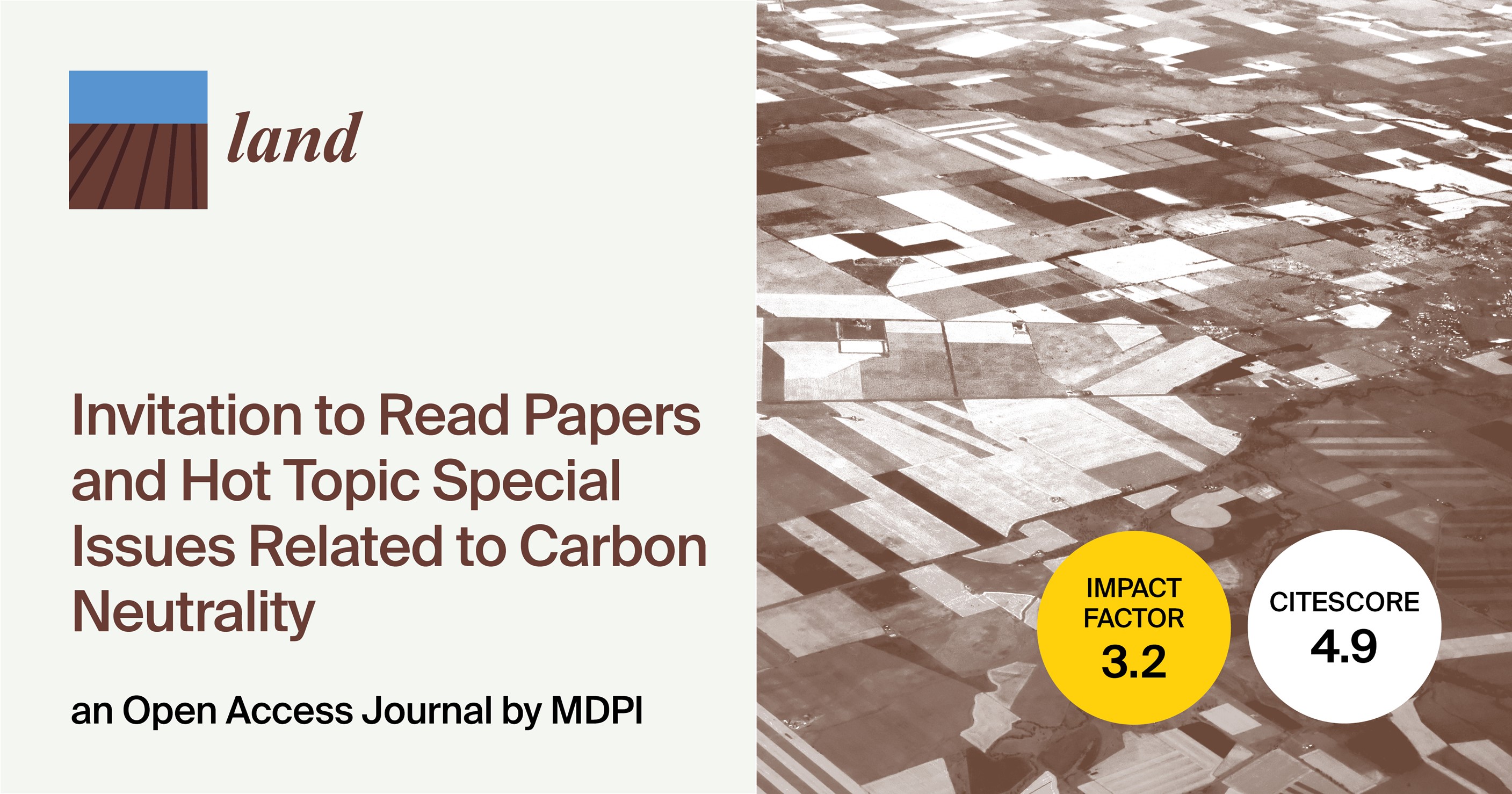 Land | Invitation to Read Papers from 2023–2024 and Hot Topic Special Issues Related to Carbon Neutrality
