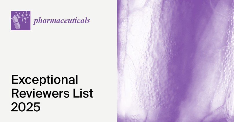 Pharmaceuticals Exceptional Reviewers List 2025