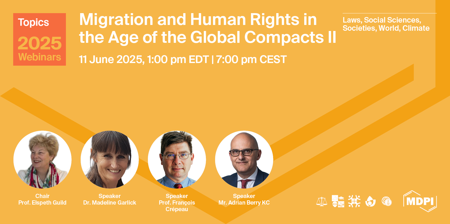 Topics Webinar | Migration and Human Rights in the Age of the Global Compacts II, 11 June 2025